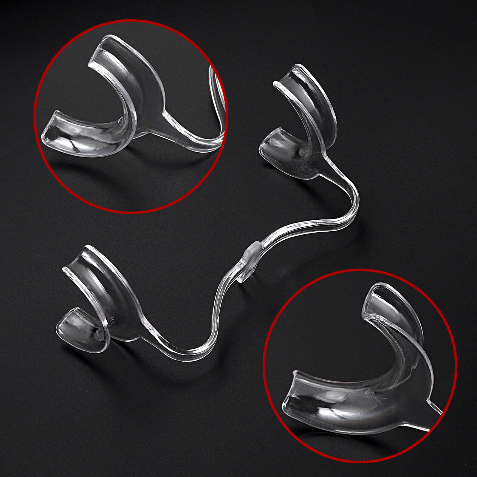 10X S Size Dental Ortho Intraoral Cheek Lip Retractor Mouth Opener Clear M-shape