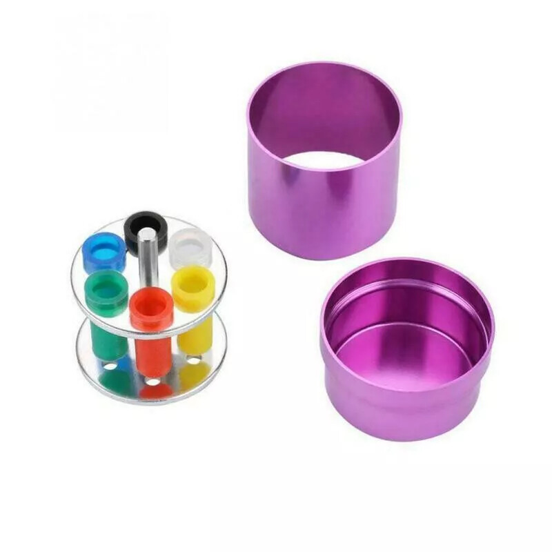 Dental Multifunction Disinfection Box Holder Endo Files Gutta 6 Holes Organizer