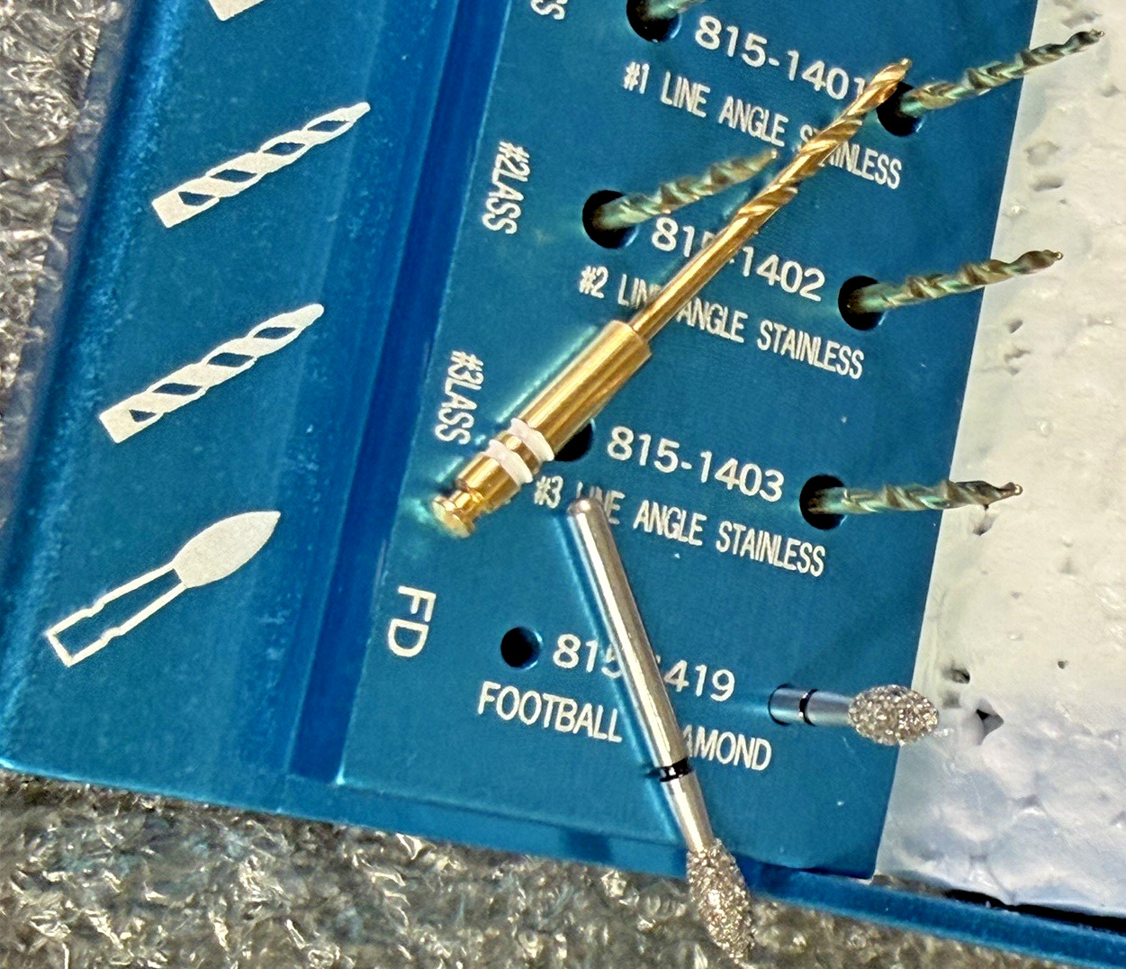 Sybron Endo A Axxess Dental Carbide Comprehensive Complete Bur Kit P/N: 815-1400