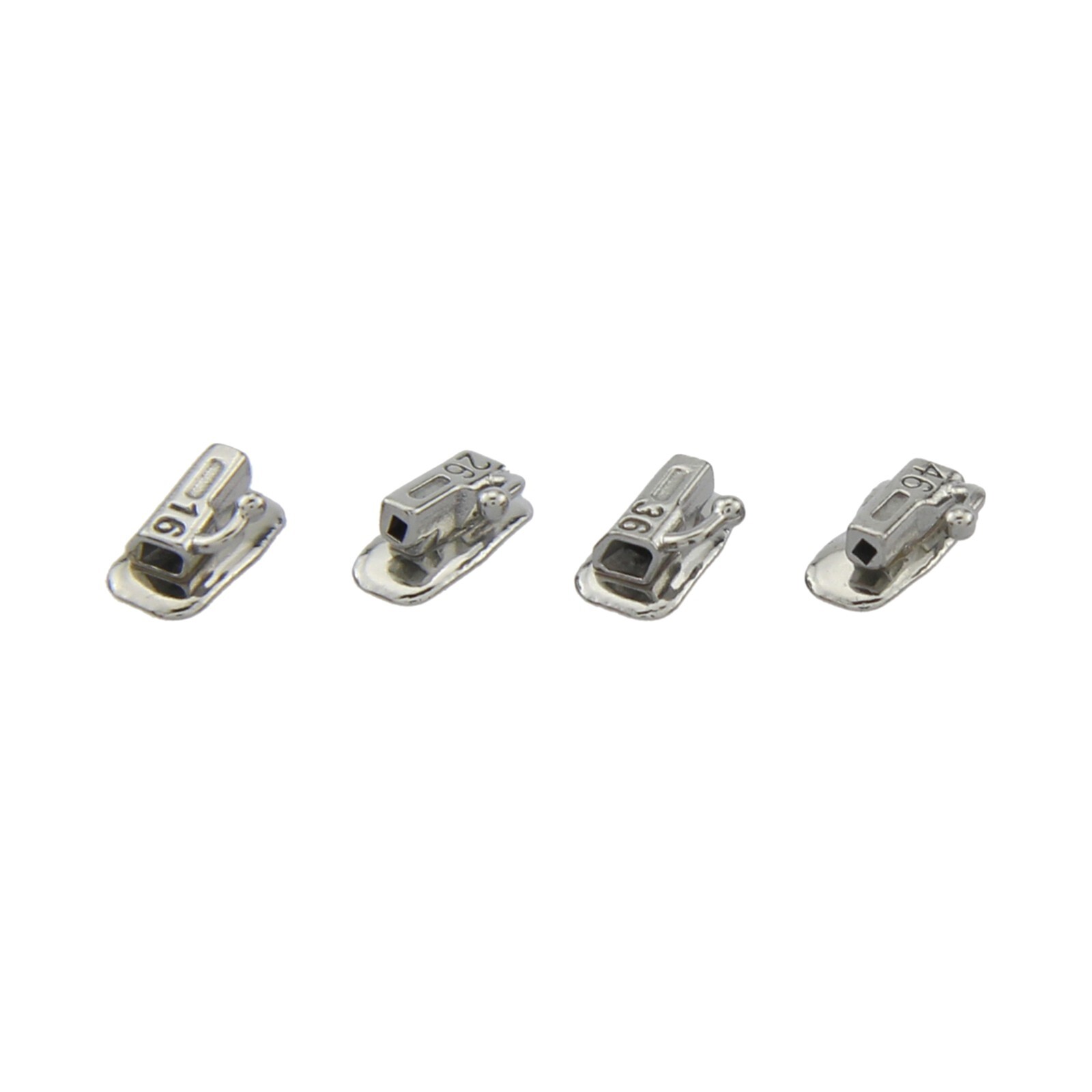 80pcs dental Tubos bucales de ortodoncia 1er 2nd molar Tubo MBT Roth 022 Bondabe