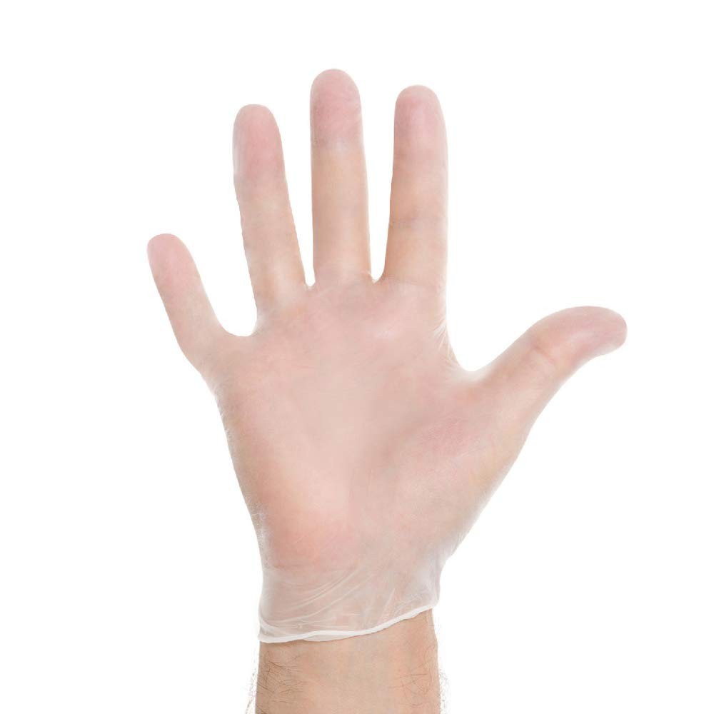 Halyard Disposable Vinyl Gloves Powder-Free Industrial Food Service Cleaning