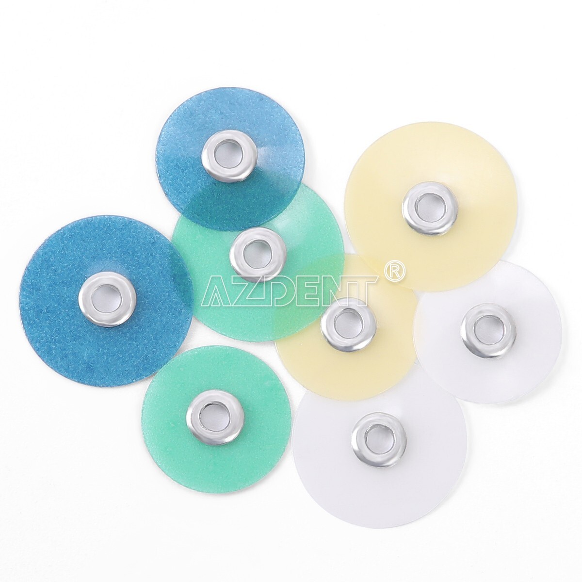 10 Boxes Dental Composite Finishing Polishing Discs assorted kit With Mandrel