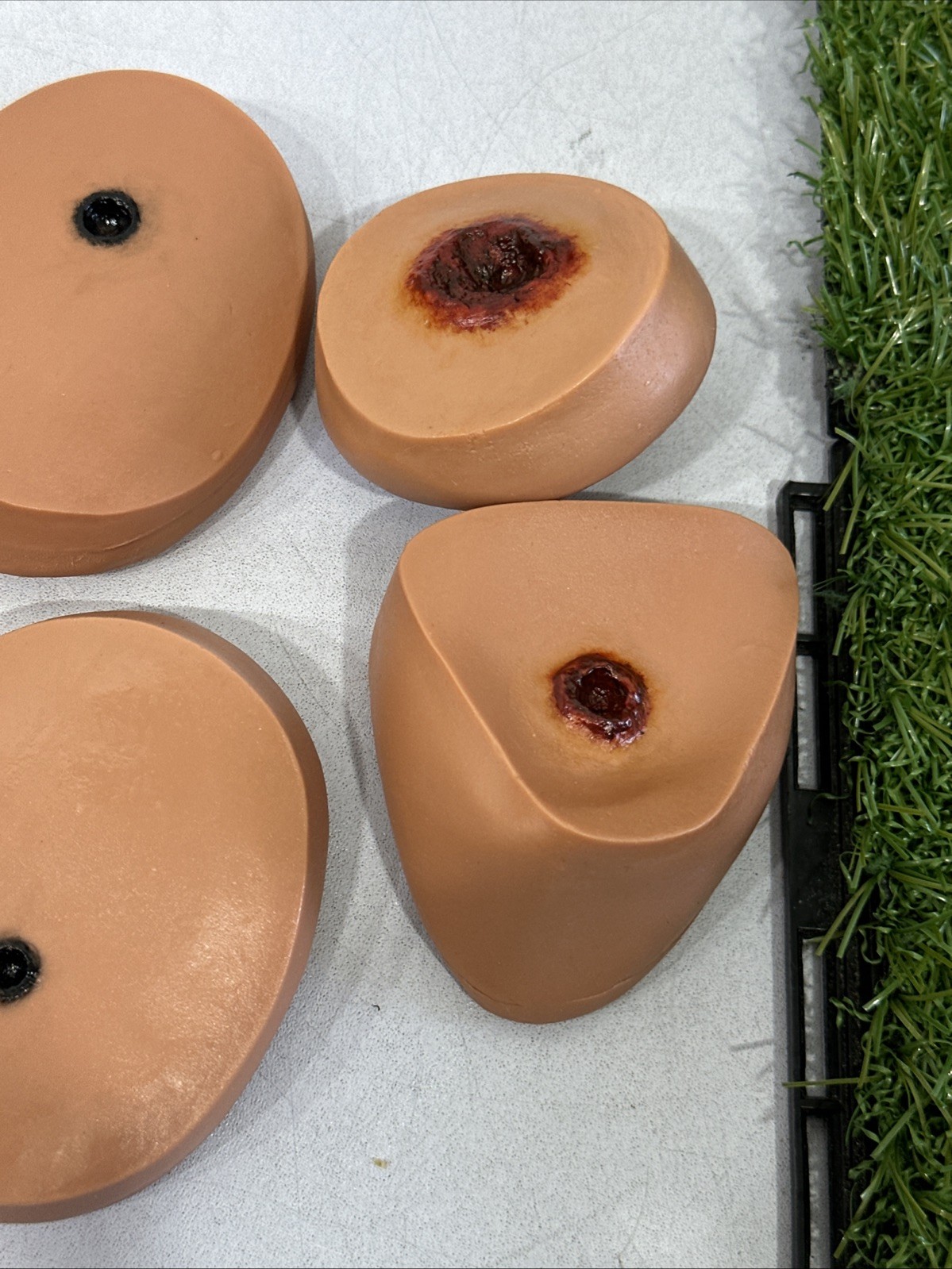 Traumatic Wound Simulation Set Of 14 For Education Medical Plastics Laboratory