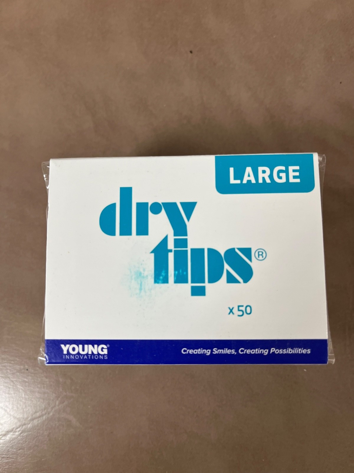 YOUNG DRY TIPS 50 PACK- Large, Flexible tapered design accommodates