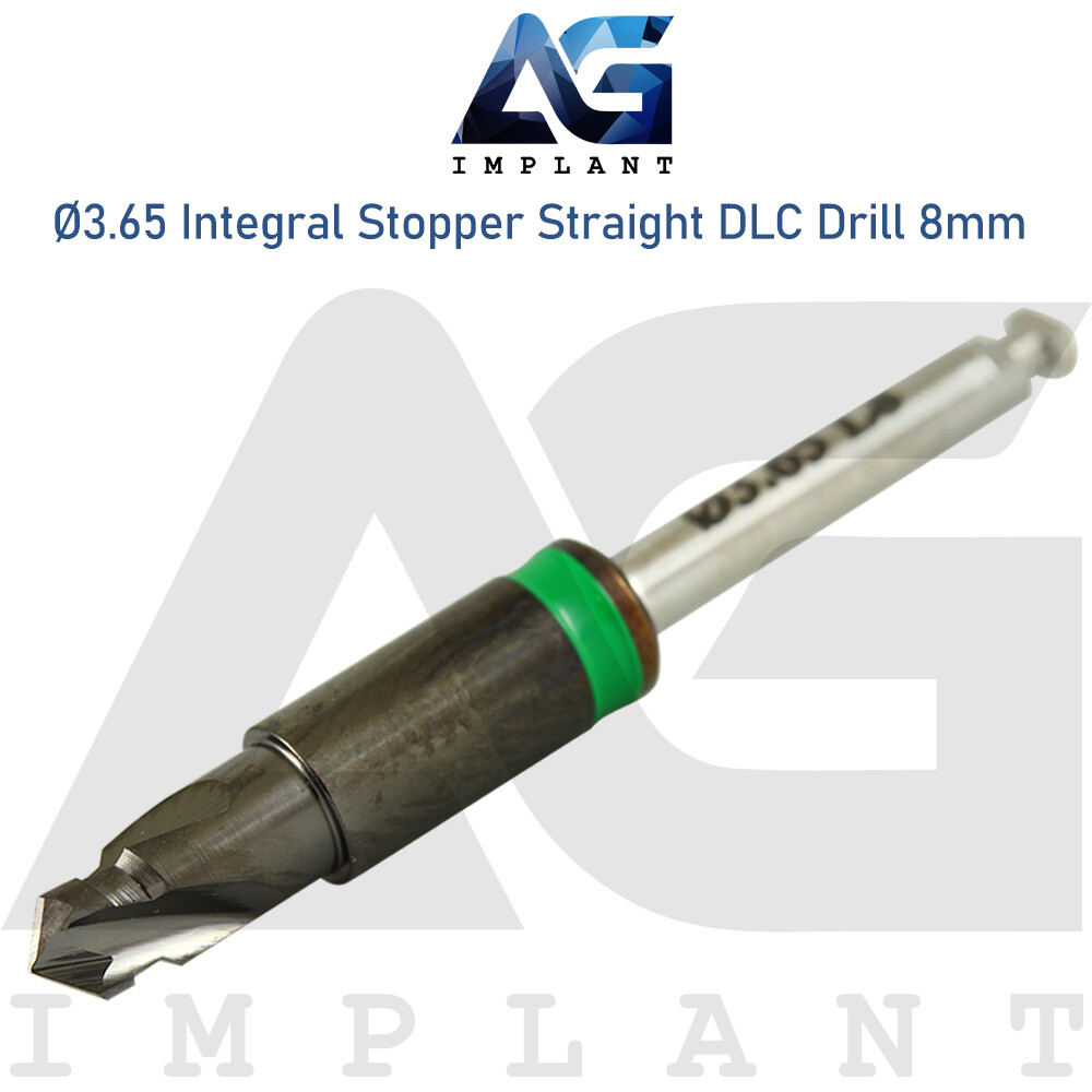 Ø3.65 Integral Stopper DLC Drill External Irrigation Step And Stop Tool Carbon
