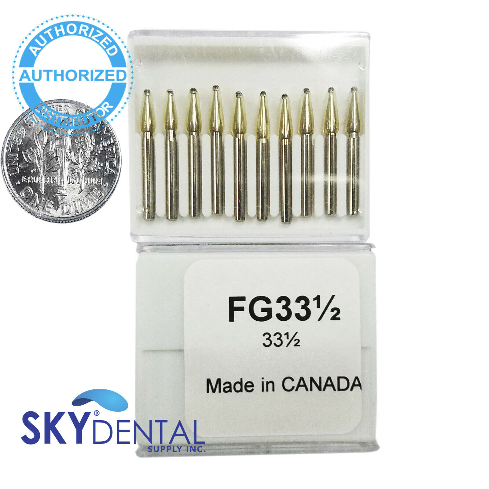 Kerr FG331/2 Carbide Burs Bur FG33 1/2 Friction Grip 100-10/PK