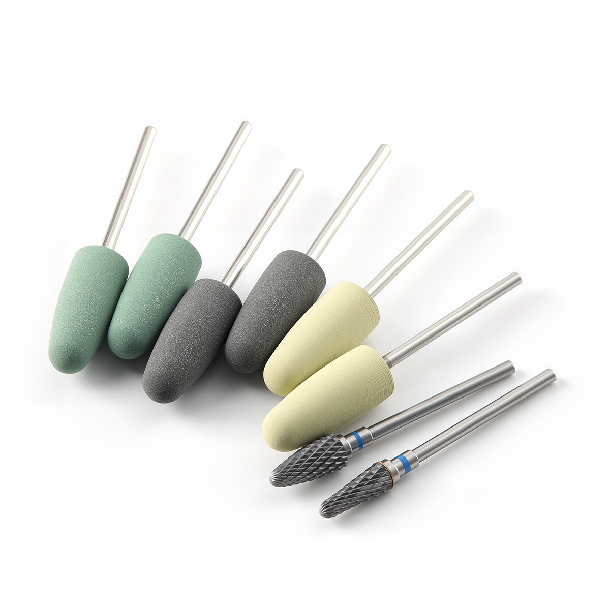 100Pc Dental Infusor Applicator Delivery Tips Pre-Bent Metal Brush End 19G