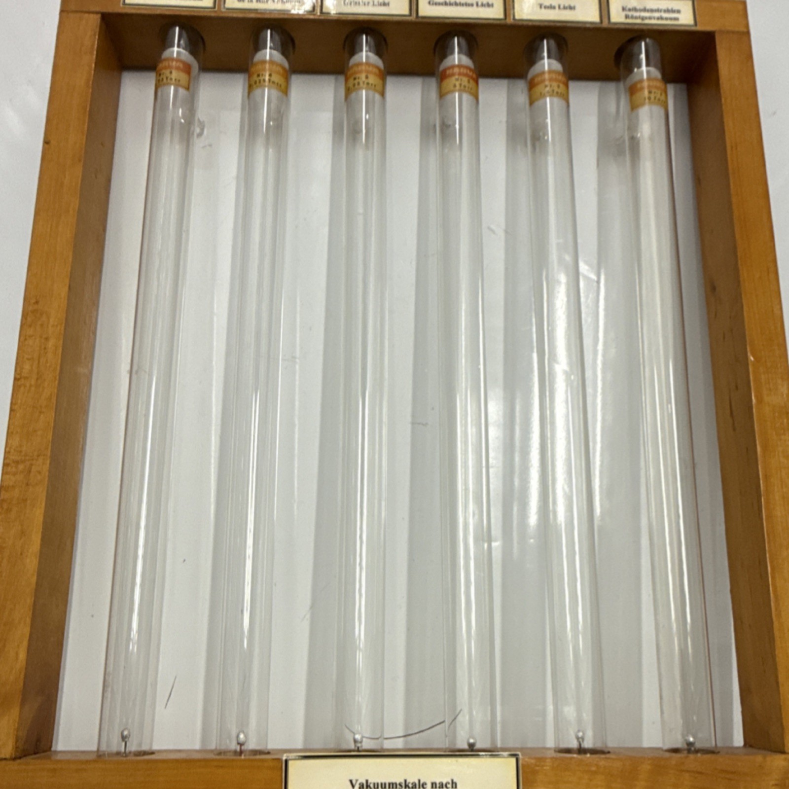 Narva Vacuum Scale Glass Test Tubes Set with Cork for Biological & Medical Lab
