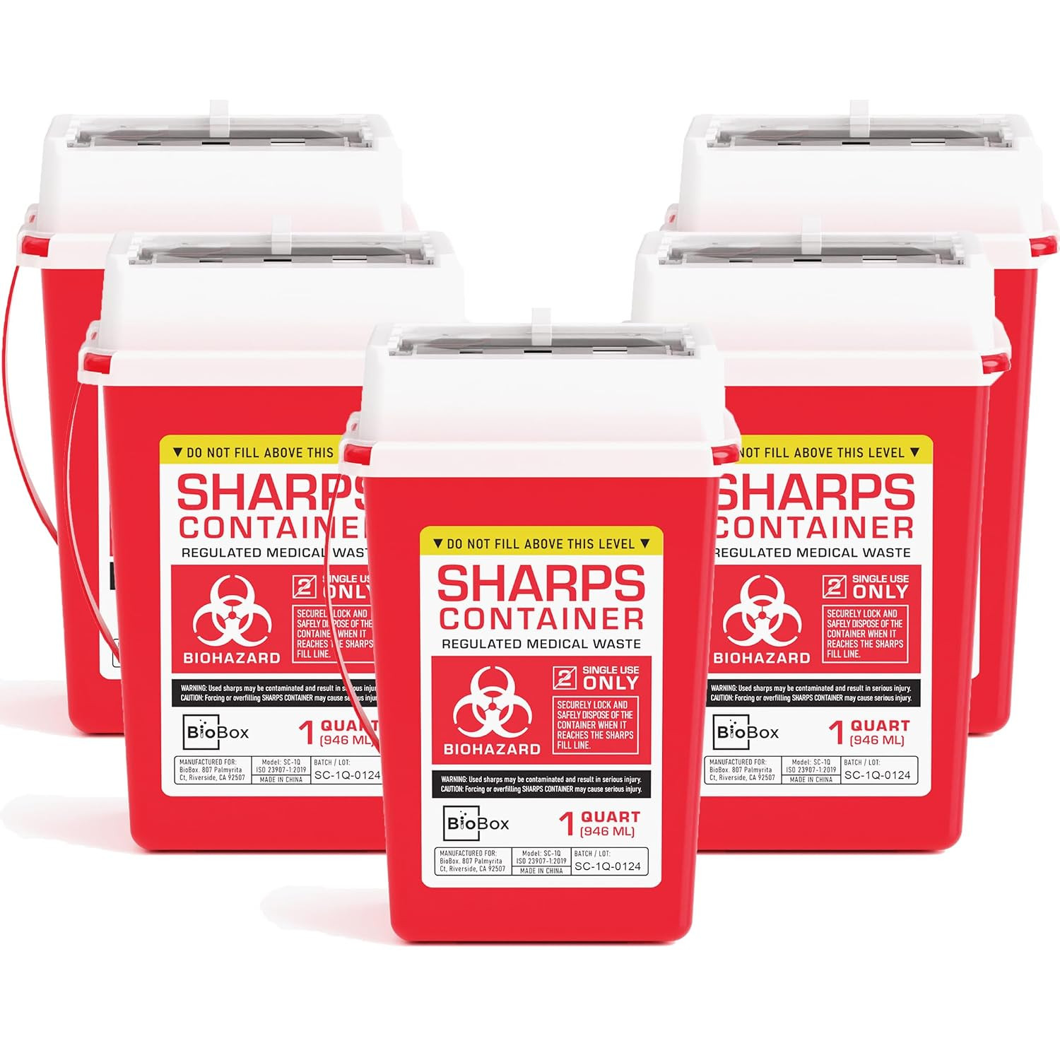 Sharps Container Small – Sharps Containers for Home Use and Labs – Portable Need
