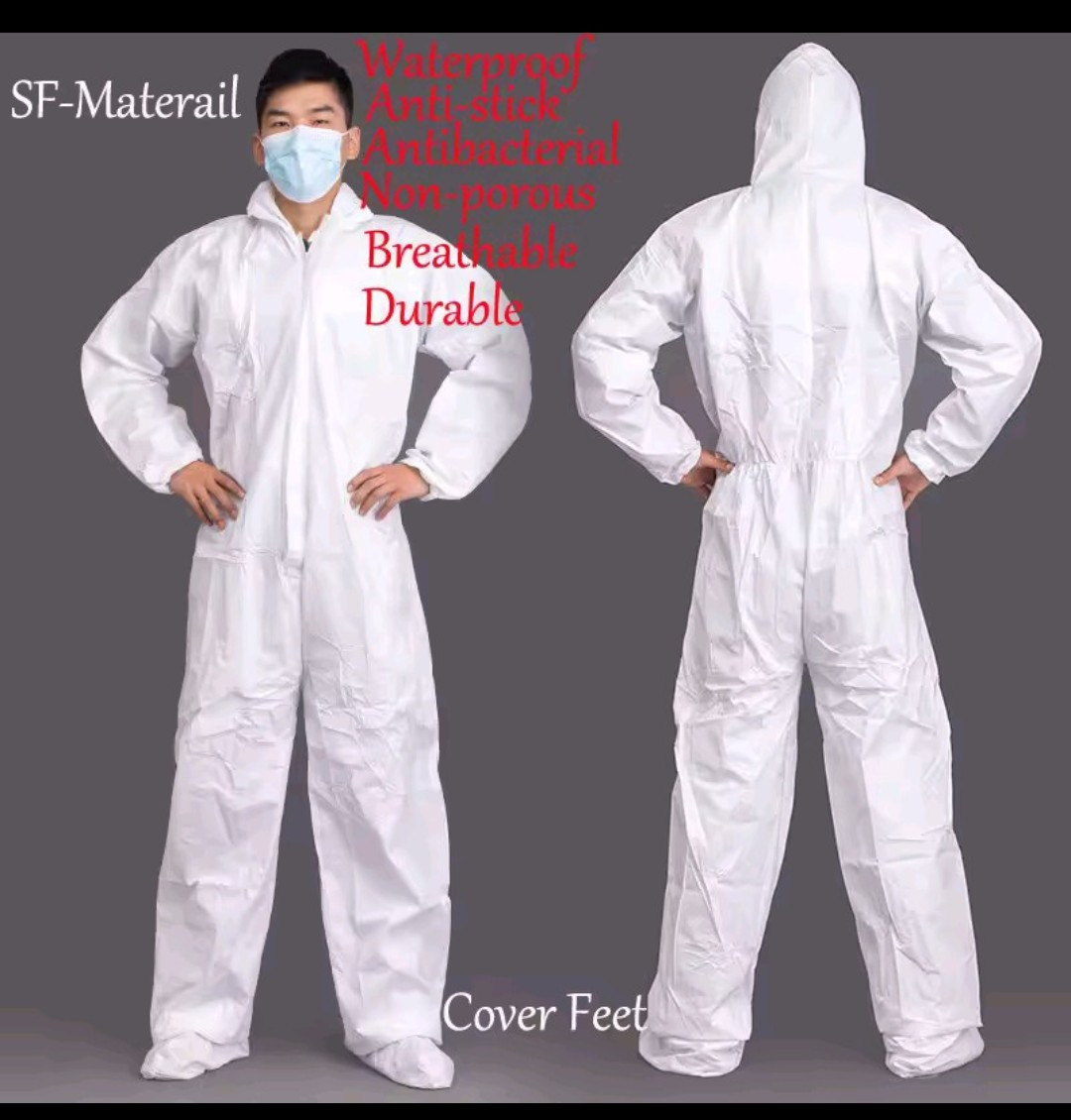 Disposable Breathable/Dust proof /water and oil resistant safety clothing/garden