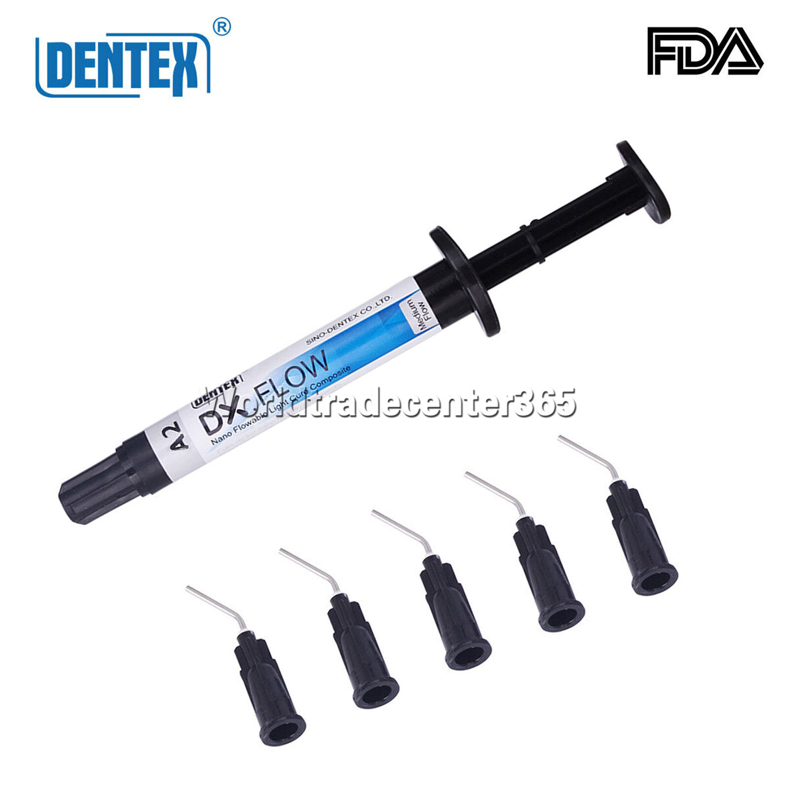 DX.FLOW Dental Flowable Light Cure Composite Resin Medium Flow DENTEX