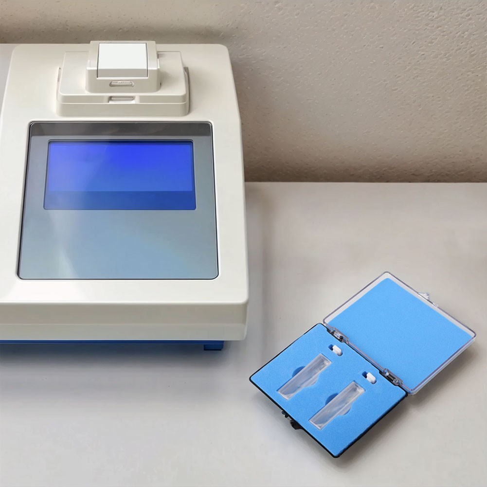 for 2 Optical Path Quartz Cuvettes for Neutral Solutions and Heat Resistance
