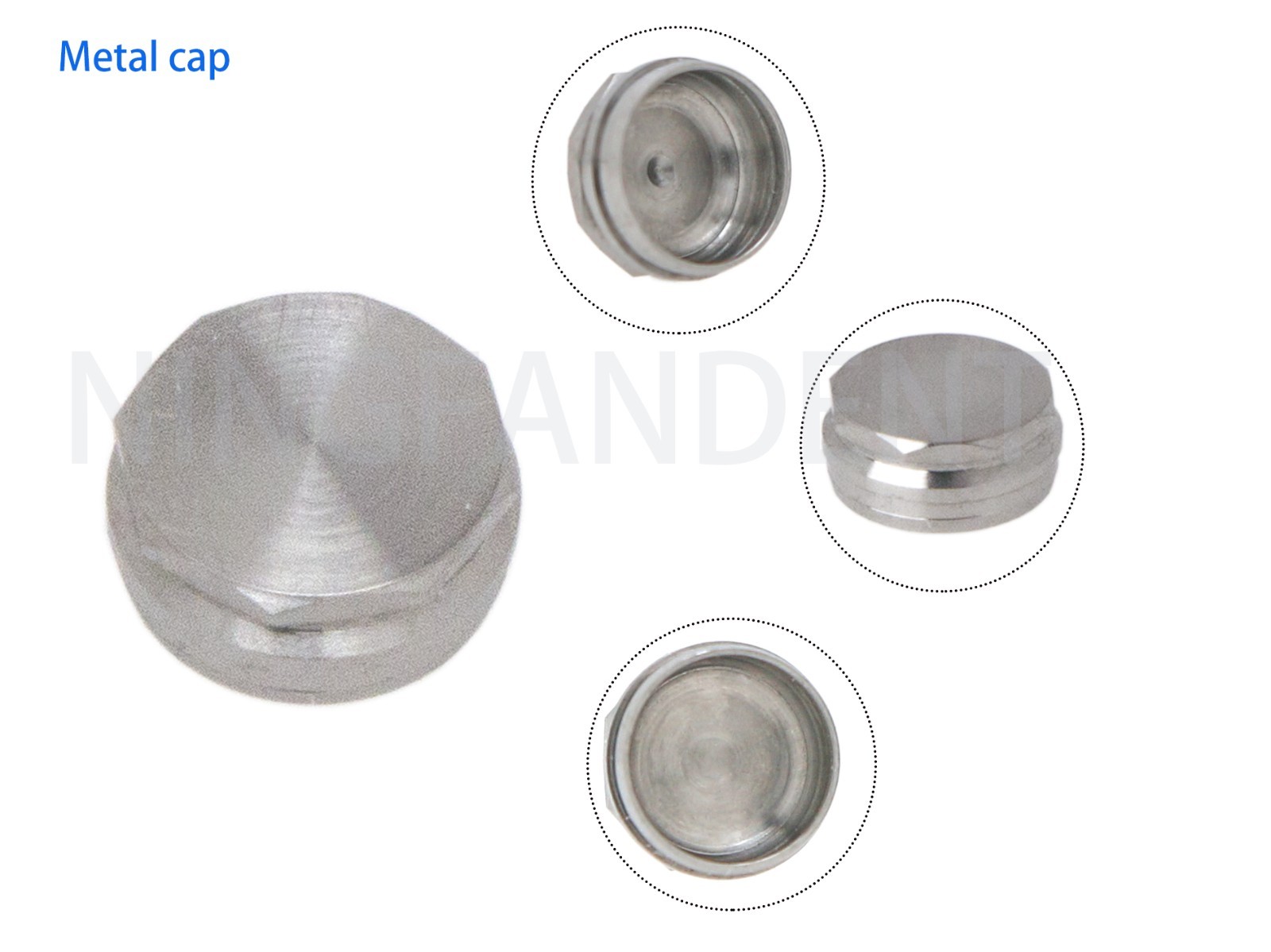 Dental Locator Abutment Male Cap Inserts for ZIMMER TSV 3.5 Adin Mis Hex Implant