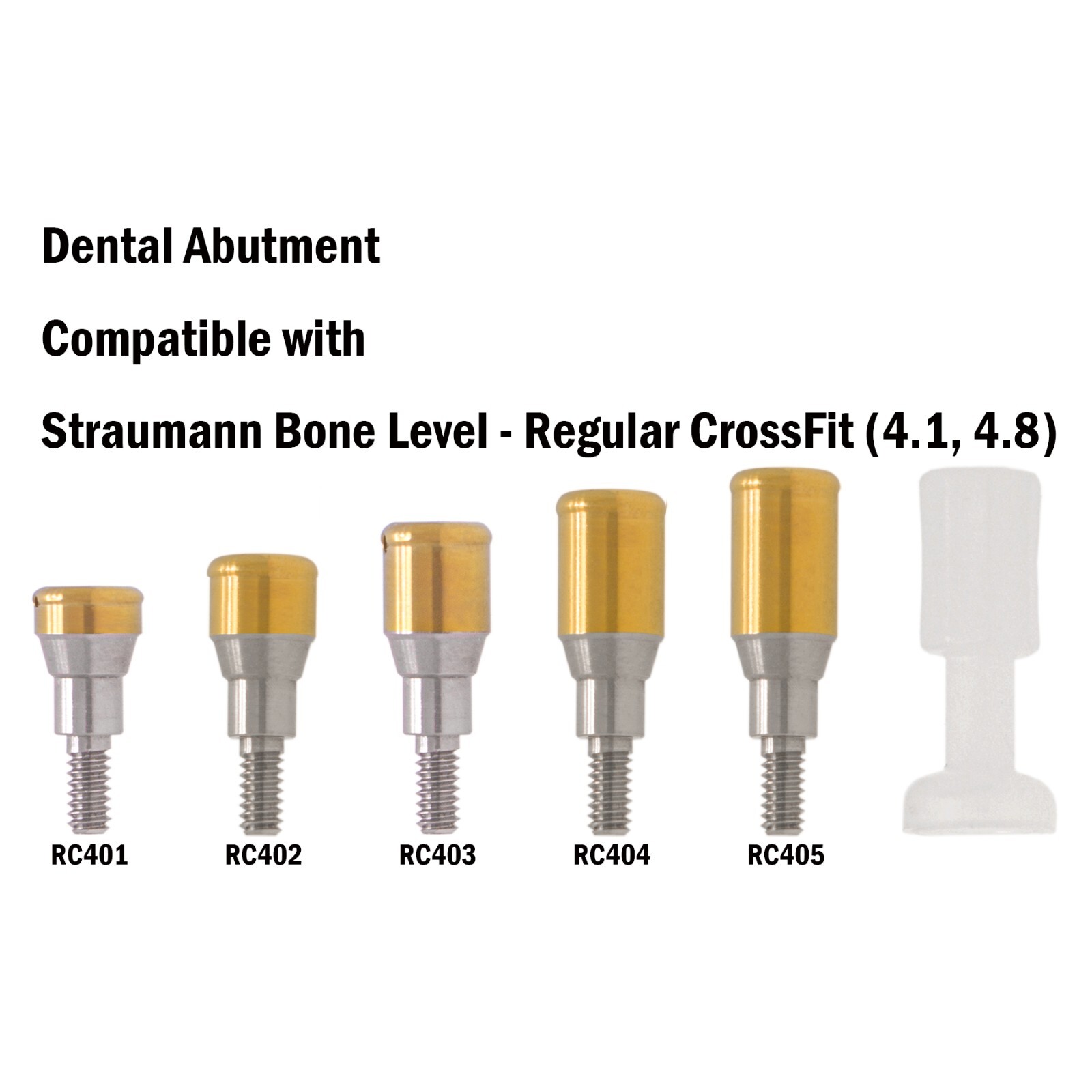 Dental ITI Straumann Healing & Locator Abutments Open/Closed Tray Post NC/RC Cap