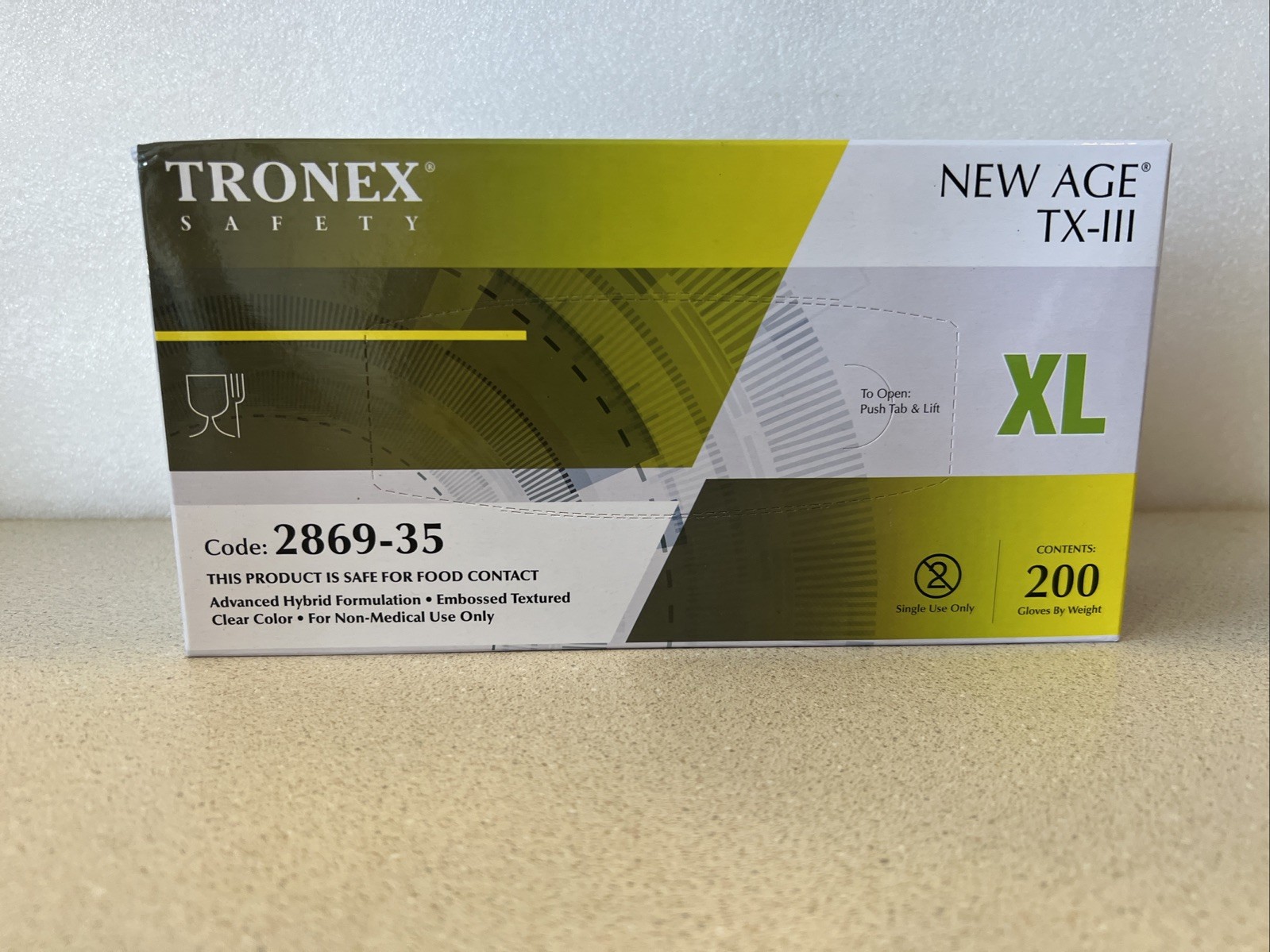 800 Tronex NEW AGE Nitrile Powder-Free Exam Gloves 4 boxes x 200 – Size XL