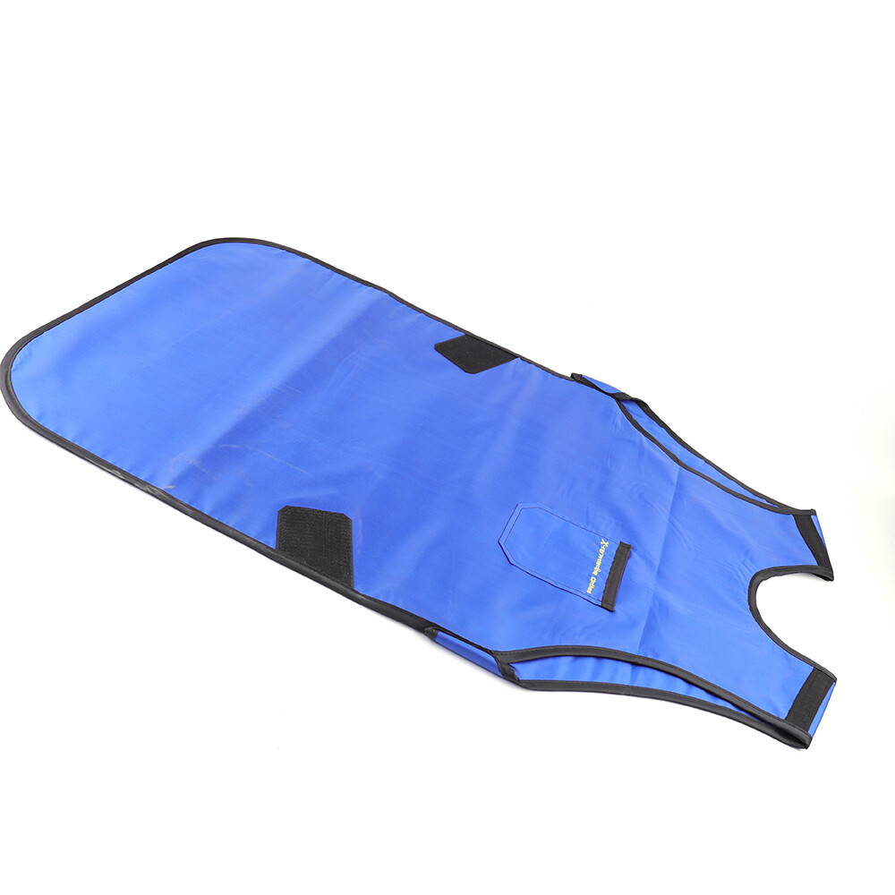 Blue Medical X-Ray Protection Apron Lead Rubber Radiation Protection Vest (L).