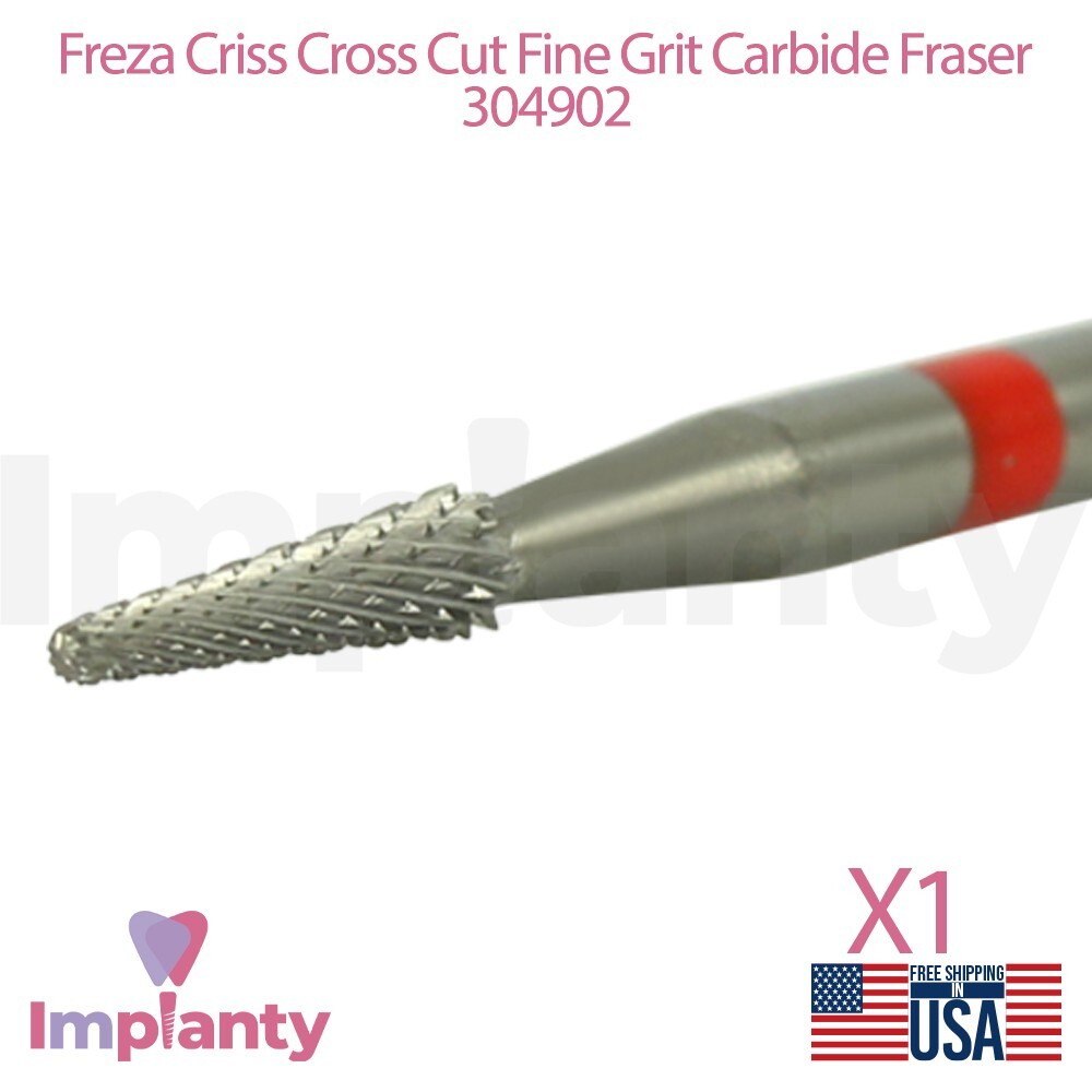 Dental Carbide Fraser 8.0mm Fine Grit Ø2.3mm Criss Cross Cut 304902