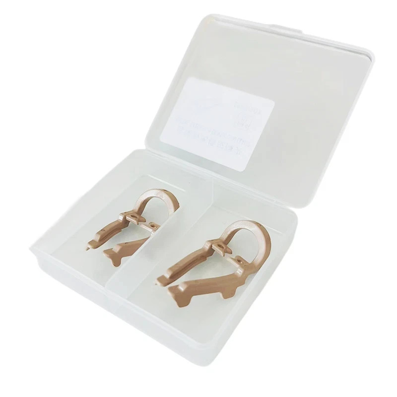 Dental Rubber Dam Sheets Clips Premolar Clamps Soft Resin Long/Short Extension