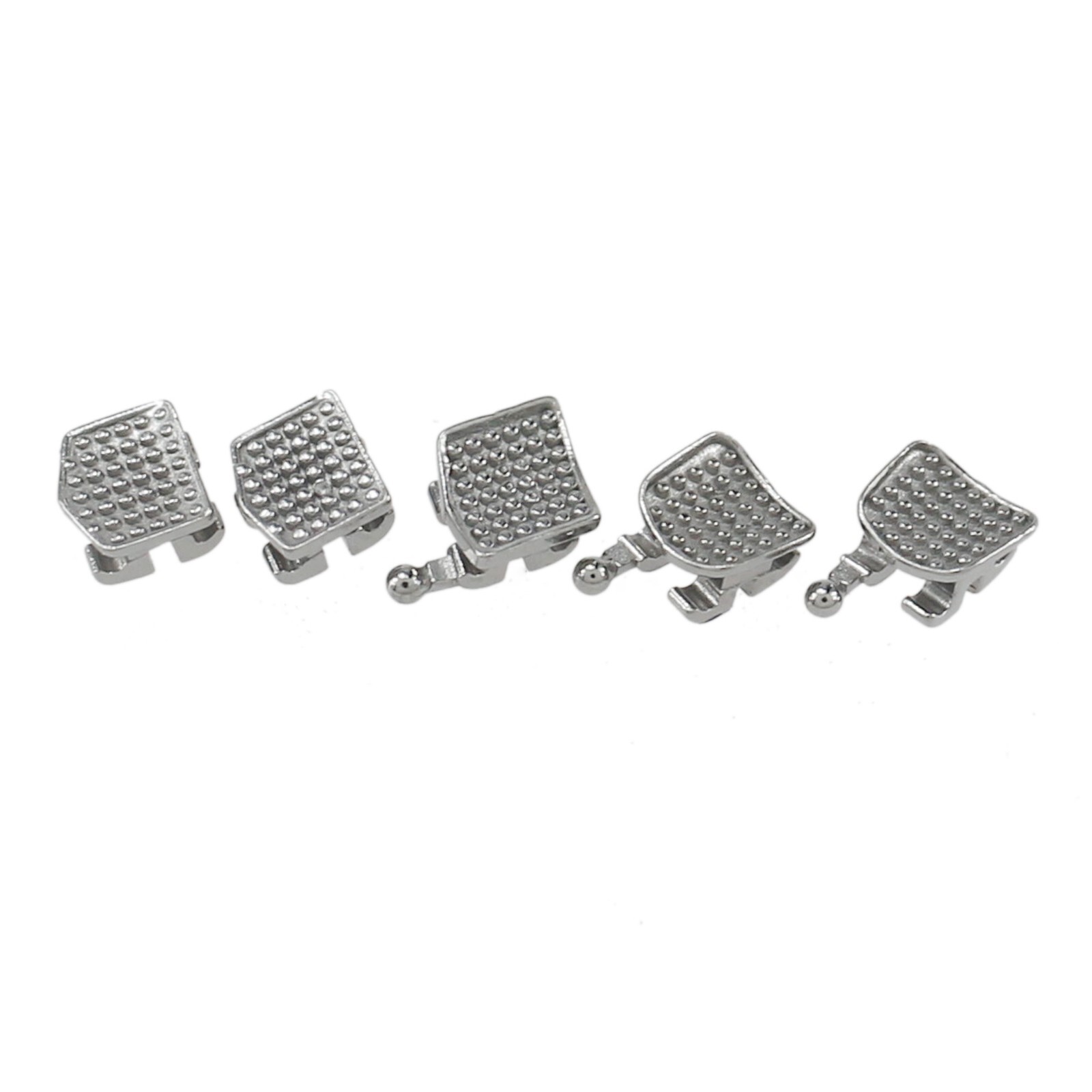 Dental Orthodontic Brackets Metal Roth MBT 018 022 345 Hook Mini Braces MIM Twin