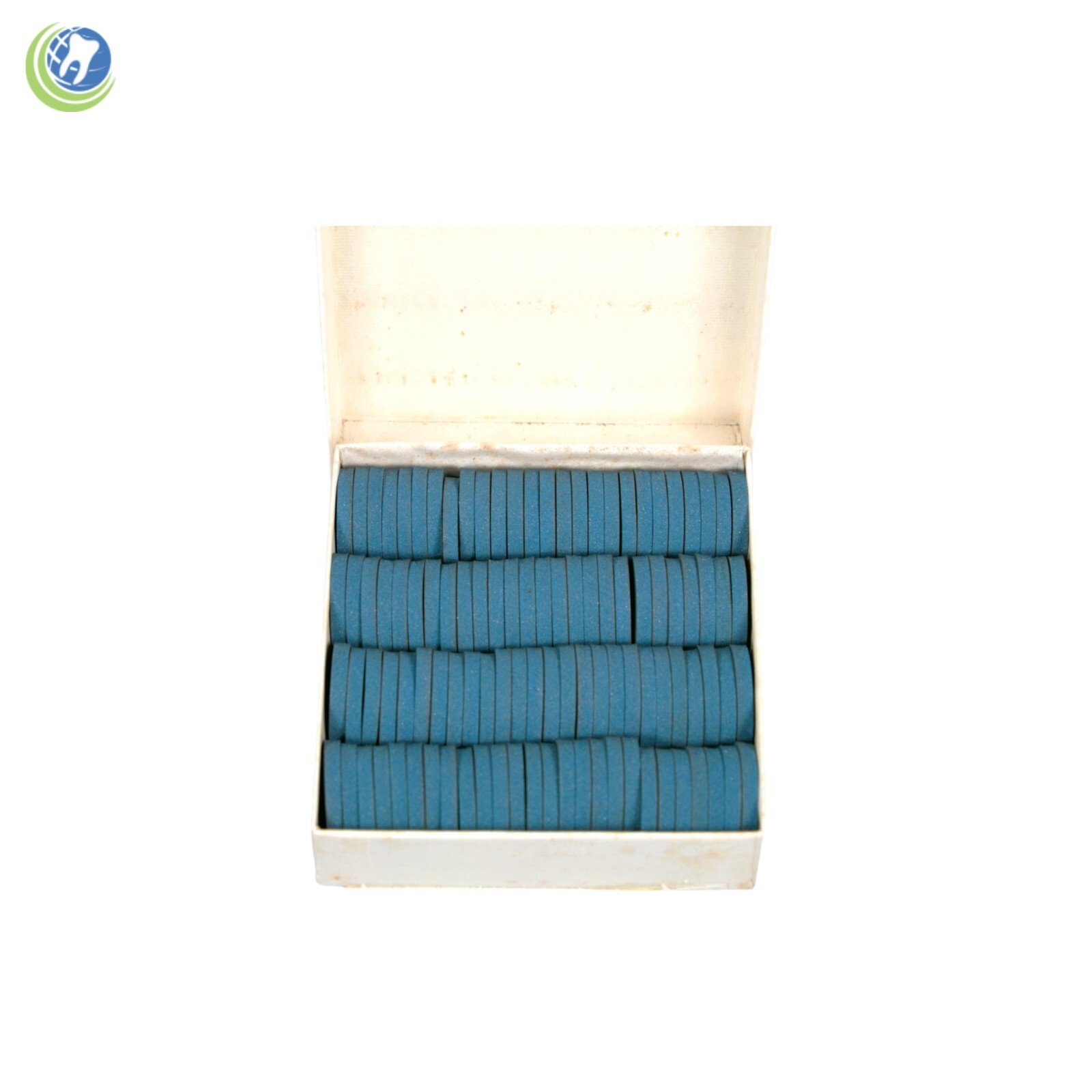 SUPERIOR BLUE RUBBER SILICONE WHEELS 7/8” X 1/8” 100/BOX POLISHING KEYSTONE