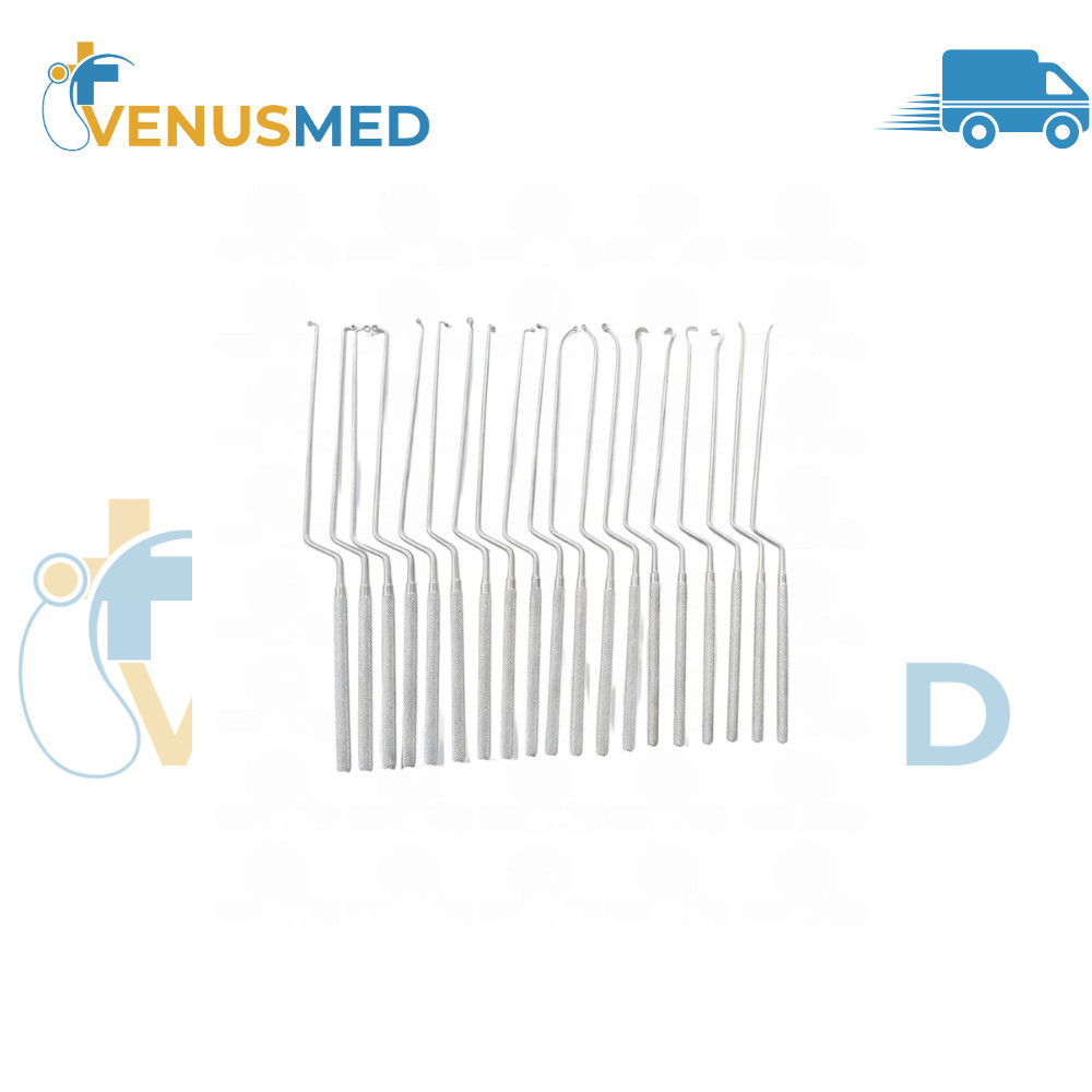 Hardy Pituitary Neuro Curettes Set 20 Pcs Stainless Steel Surgical Instruments