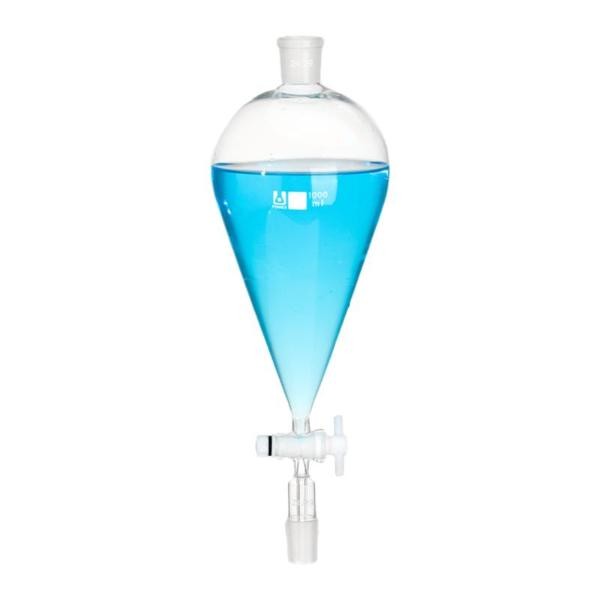 Pear-shaped Separating Funnel 60ml-1000ml Borosilicate Glass Double Joints
