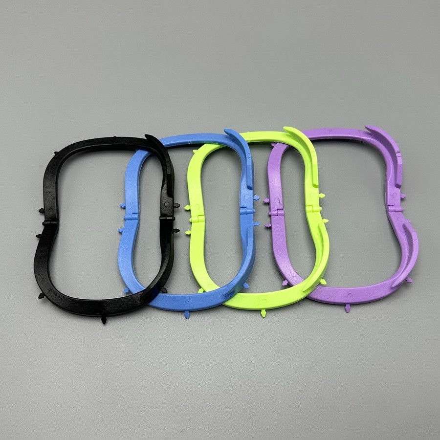 10pcs Dental Plastic Rubber Dam Frame Foldable Hager Light X-Ray Film Bracket US