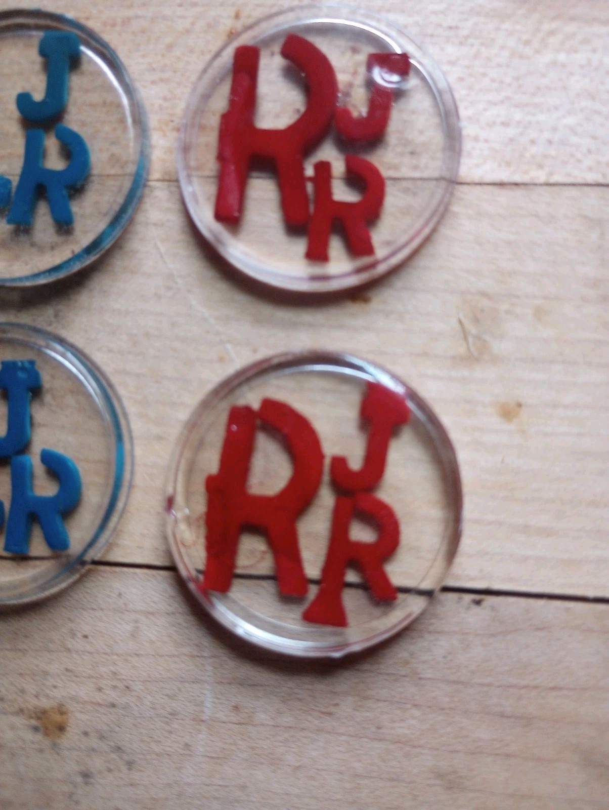 Xray Markers With Initials JR Two Sets Red And Blue