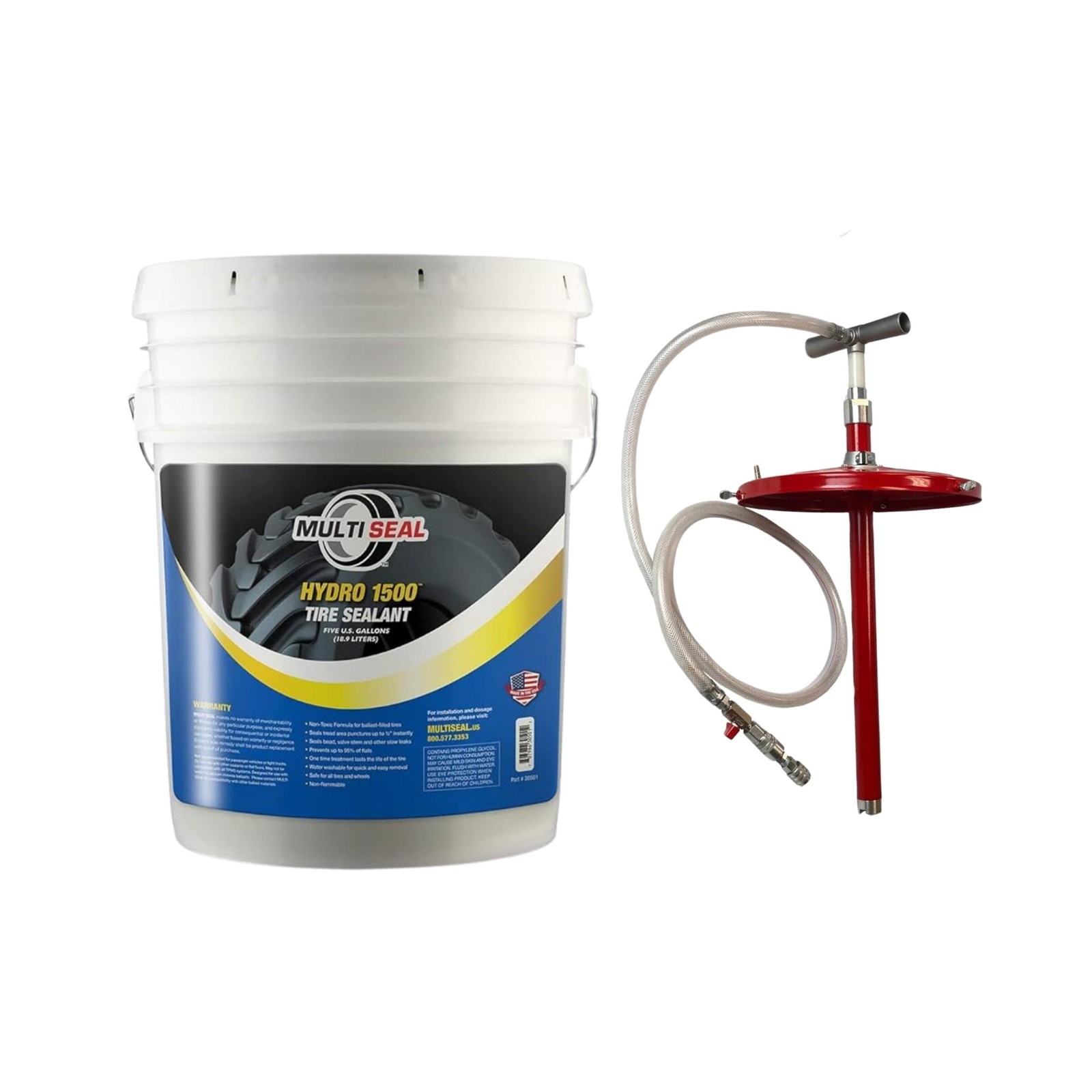 HYDRO 1500 Propylene Glycol Based Formula – Liquid Ballast-Filled Tire Sealan…