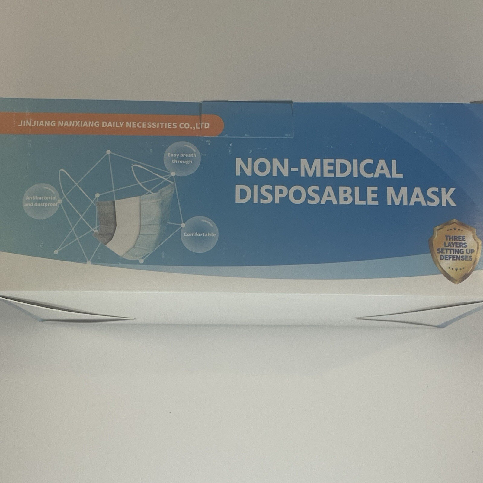 Disposable Face Mask With Ear Loop For Adult 50 Piece Box