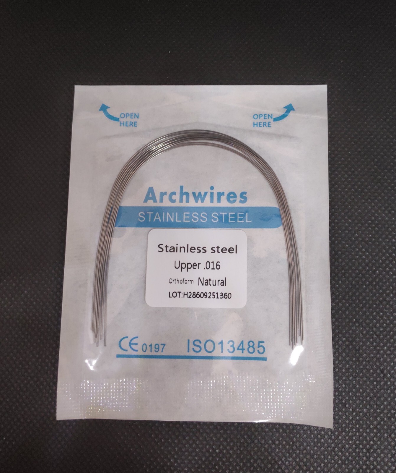 Dental Orthodontic Stainless Steel Arch Wires Round Wires Natural Form Arcos