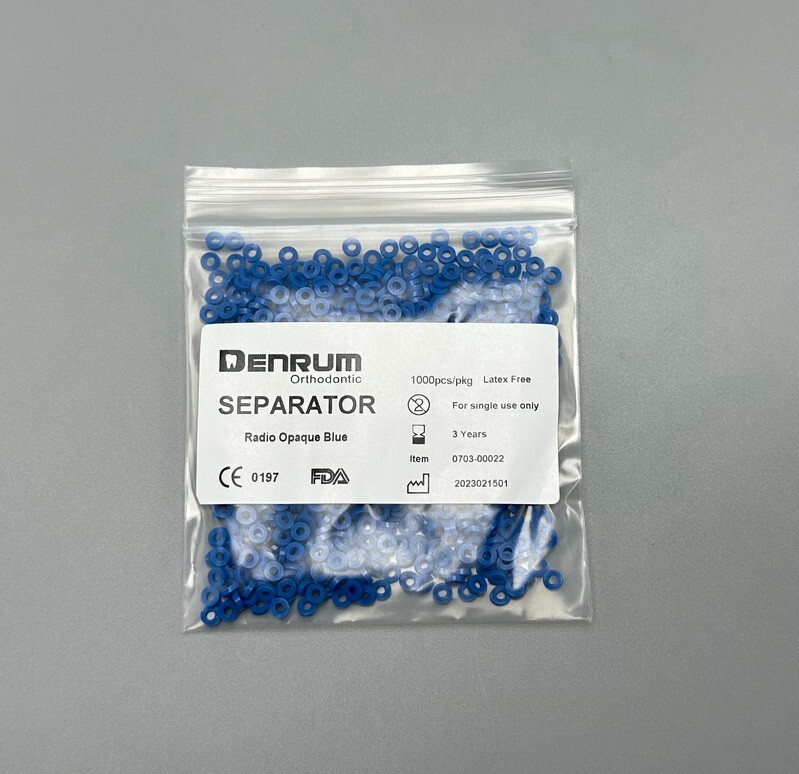 1Pack Dental Orthodontic Separators Spacers Elastic Teeth Gap Bands Non-latex