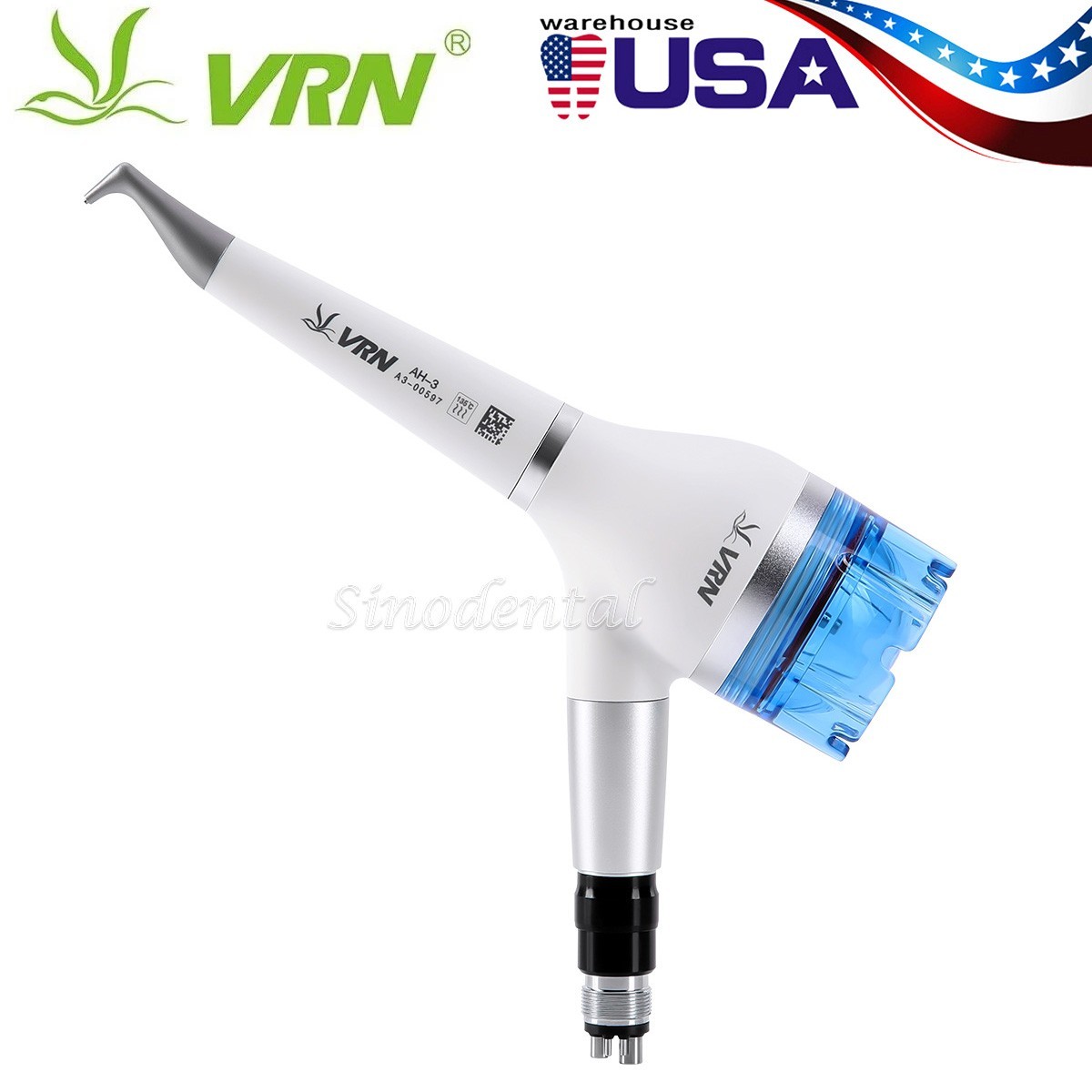 VRN Dental Air Flow Teeth Polishing Polisher Handpiece Hygiene Air Prophy 4H