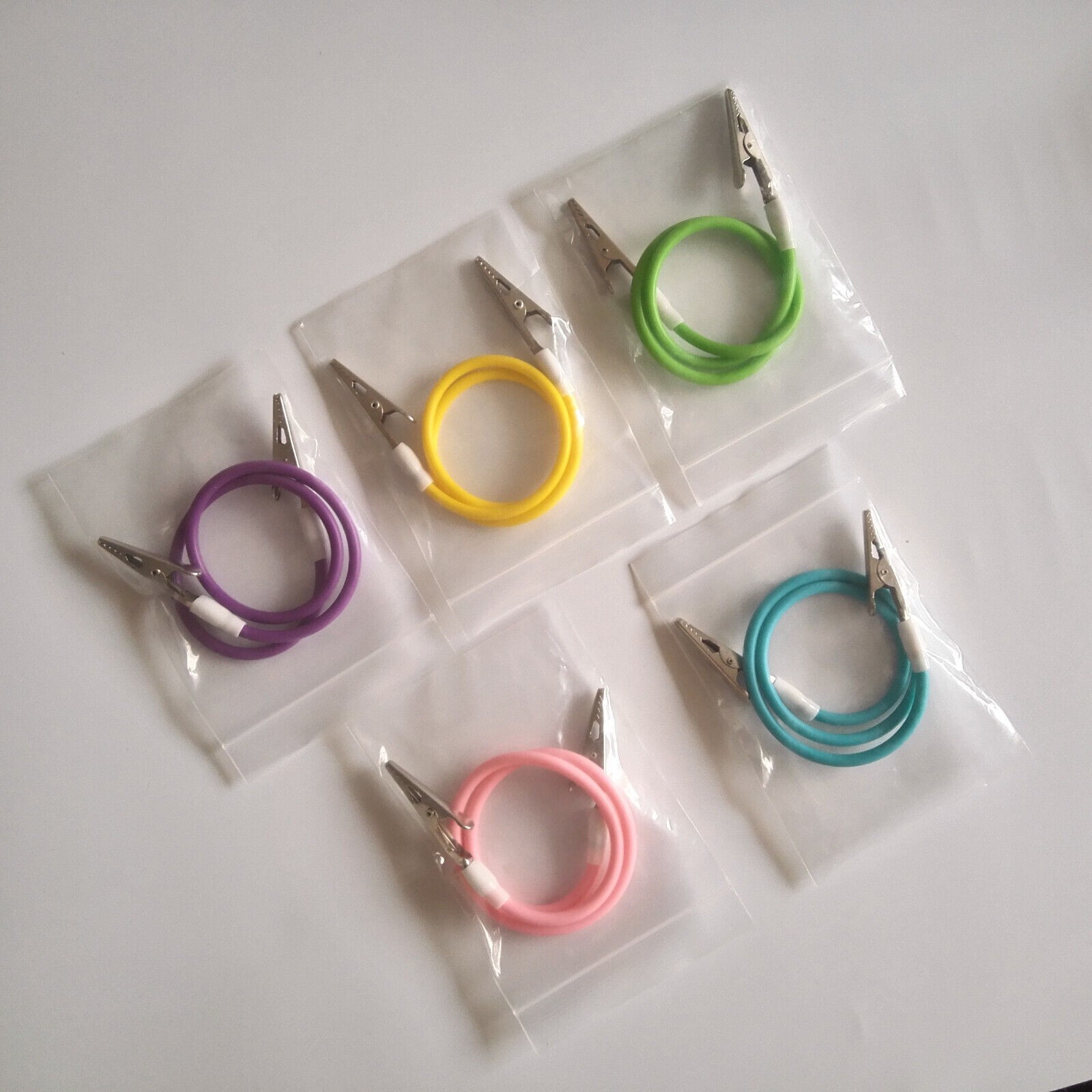 New 5 Pcs Dental Napkin Holder Silicone Patient Clip 5 Colors Baby