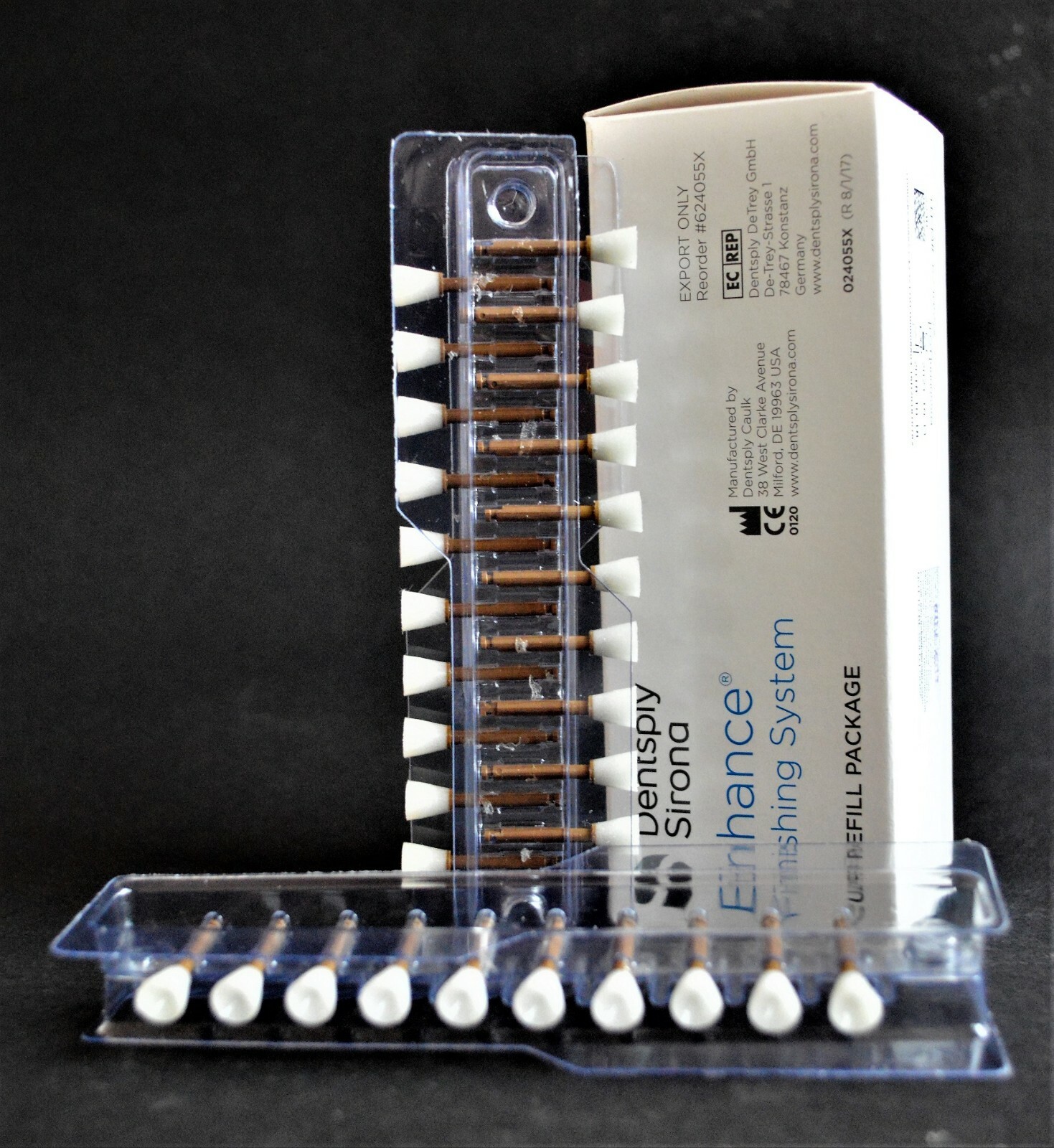 Caulk DentSply Enhance Cups for Finishing & Polishing Composite Pkg 30 Refills