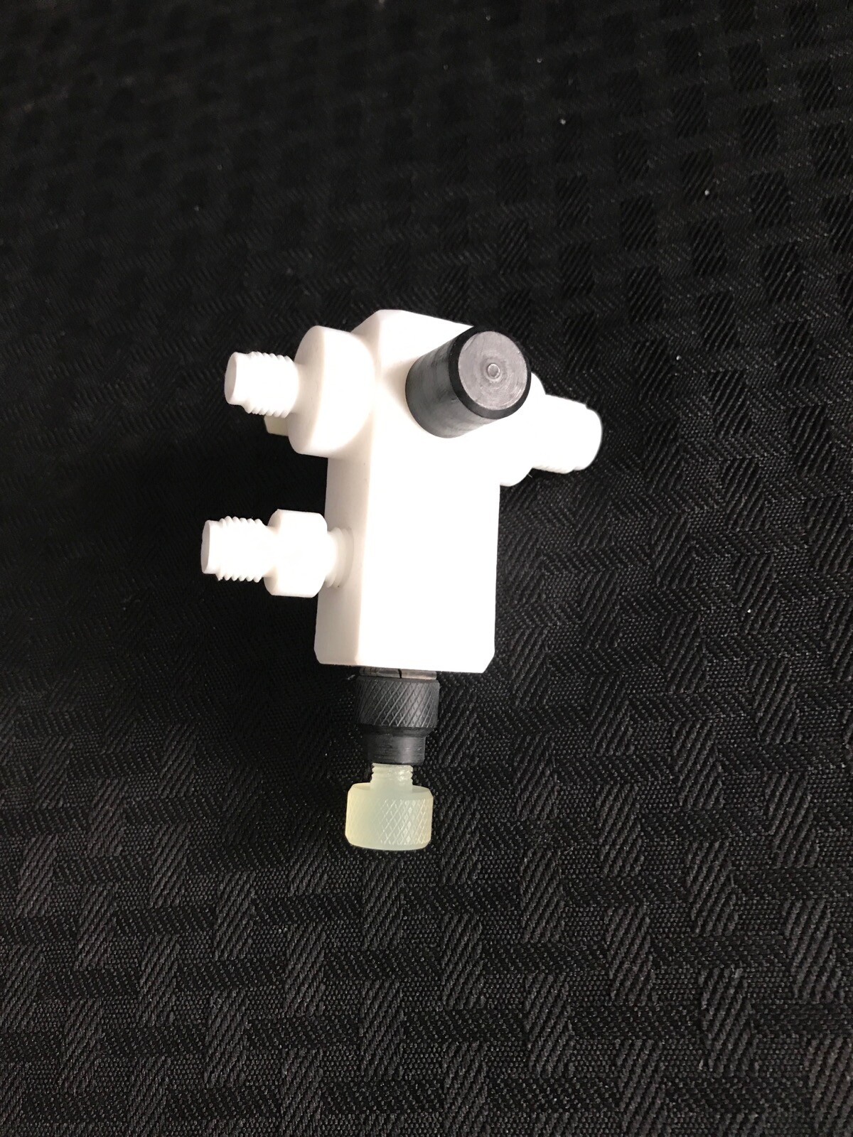 Glenco PTFE Teflon 3-Way Flow Control In-Line Valve Adapter 1mm 3mm ID
