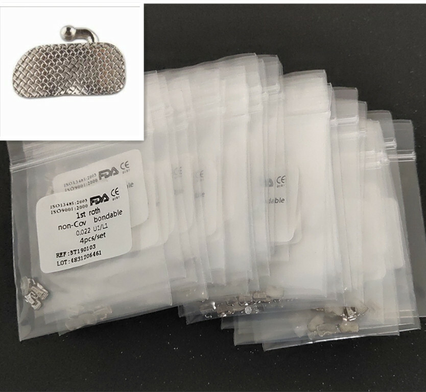 100Sets Orthodontics Buccal Tubes Roth Mbt 1st 2nd U1/L1 022 Non-Cov 400 Pieces