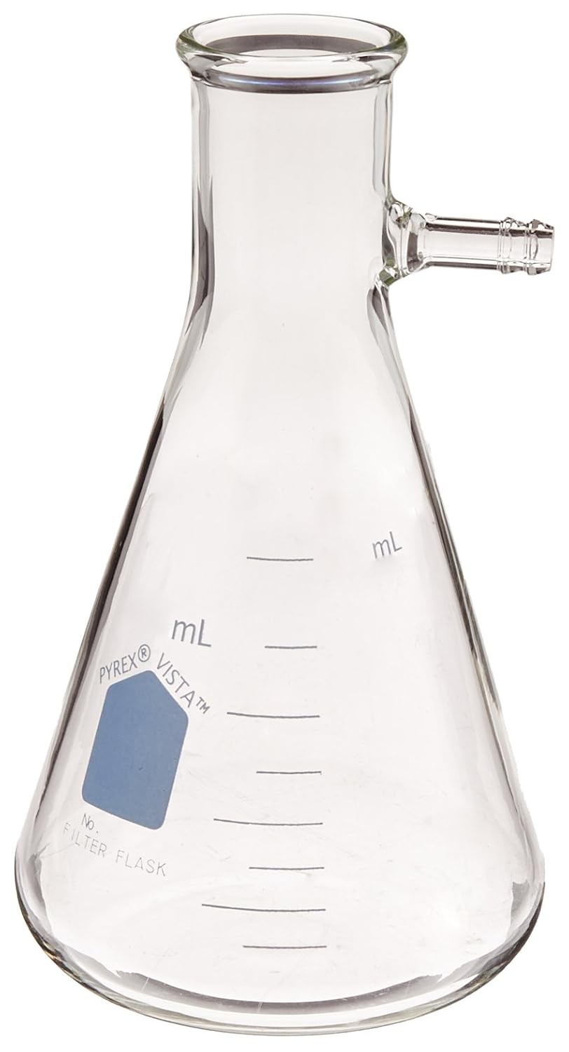 Variations PYREX VISTA HW Filtering Flasks w/ Sidearm Tubulation 70340
