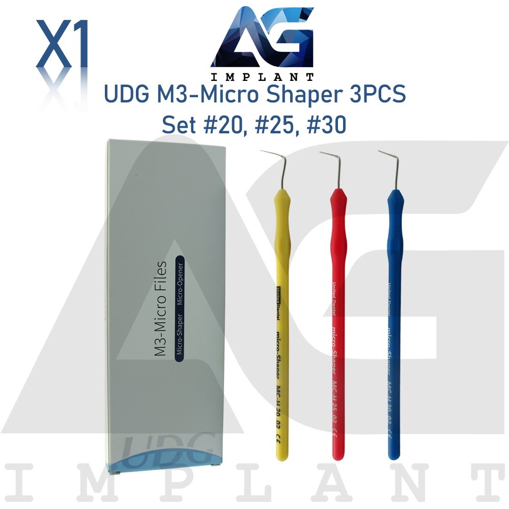 Dental M3-Micro Opener 3PCS Set #20, #25, #30 Precision Opener Posterior Teeth