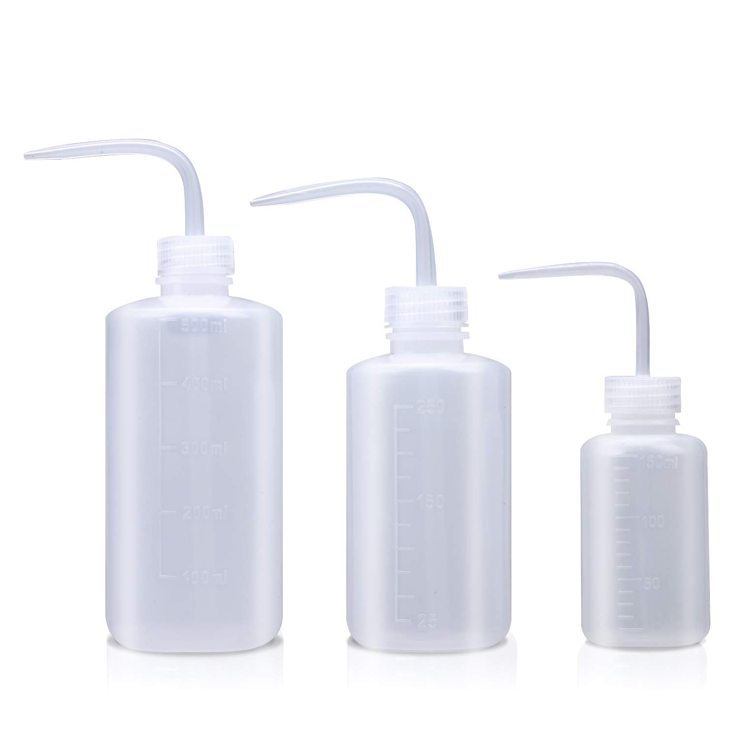 Wash bottle 3 Pack LDPE Squeeze Bottles Safe Plastic Low Density Polyethylene