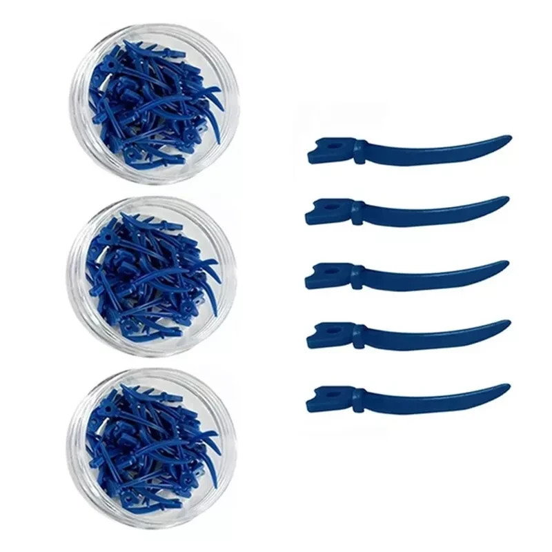 120Pcs Tulwar Wedges Dental Sectional Matrix System Plastic Wedge Refill S M L