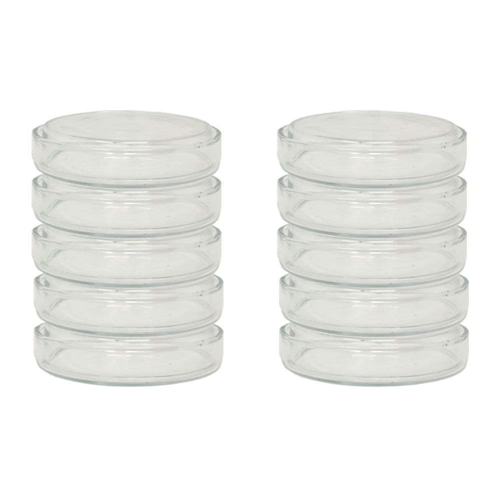100mm Glass Petri Dish with Cover, Karter Scientific 218R3 (Pack of 60)