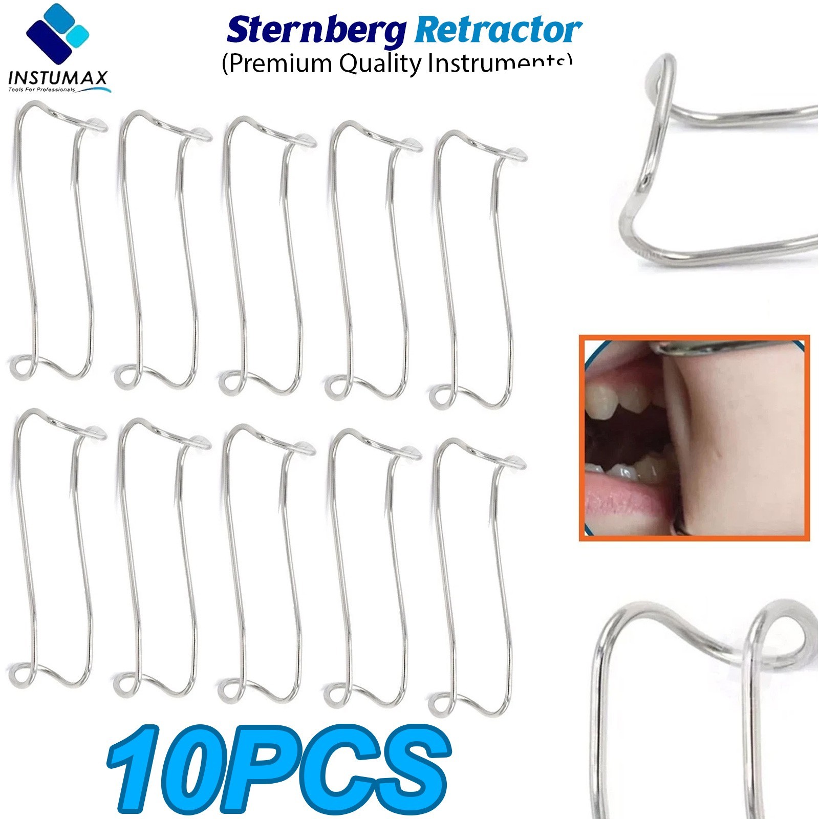 Dental Sternberg Retractors Lip Cheek Retractor Orthodontic Instruments CE