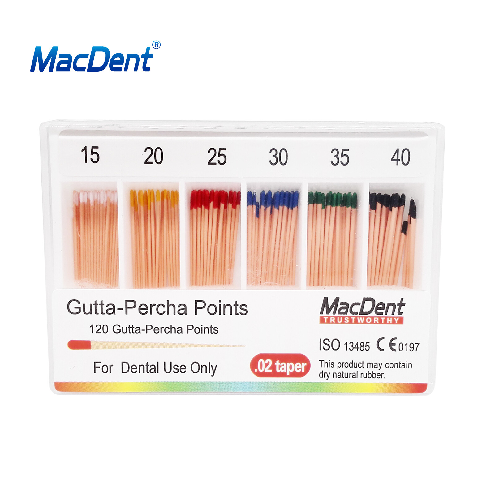 Dental Endo Gutta Percha Points Endodontic Root Canal Taper 0.02/0.04/0.06