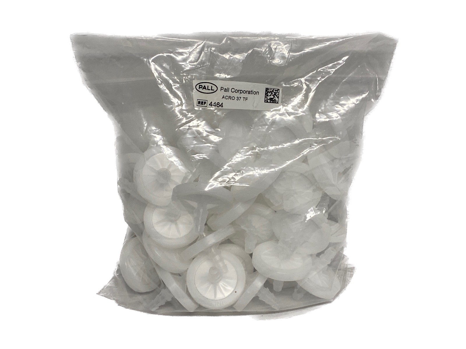 (45) PALL Acro 37 TF Vent Device Filter 0.2um PTFE Membrane Non-Sterile 4464
