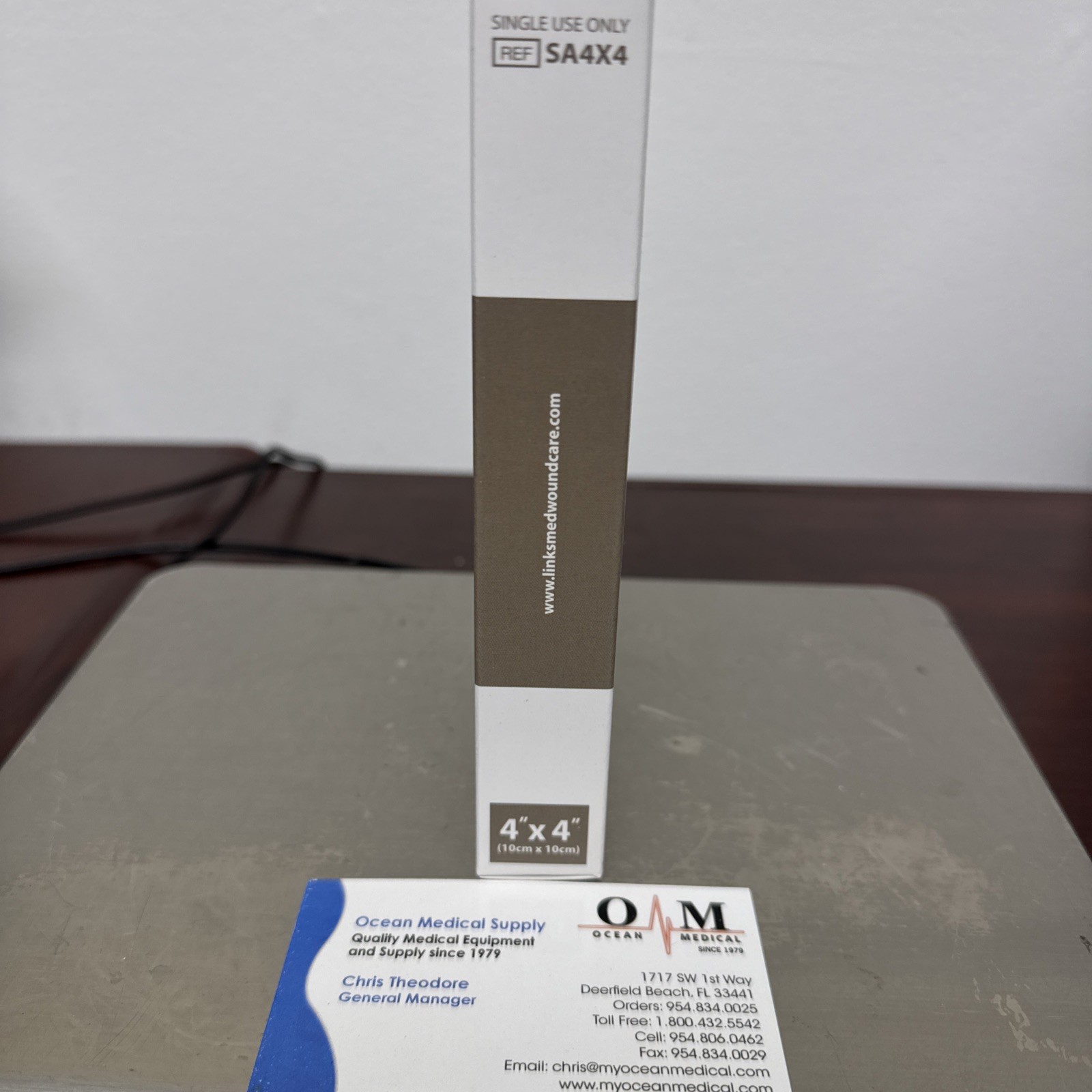 4” X 4” Silver Alginate Dressing, 10/Box By Pivot #SA4X4.