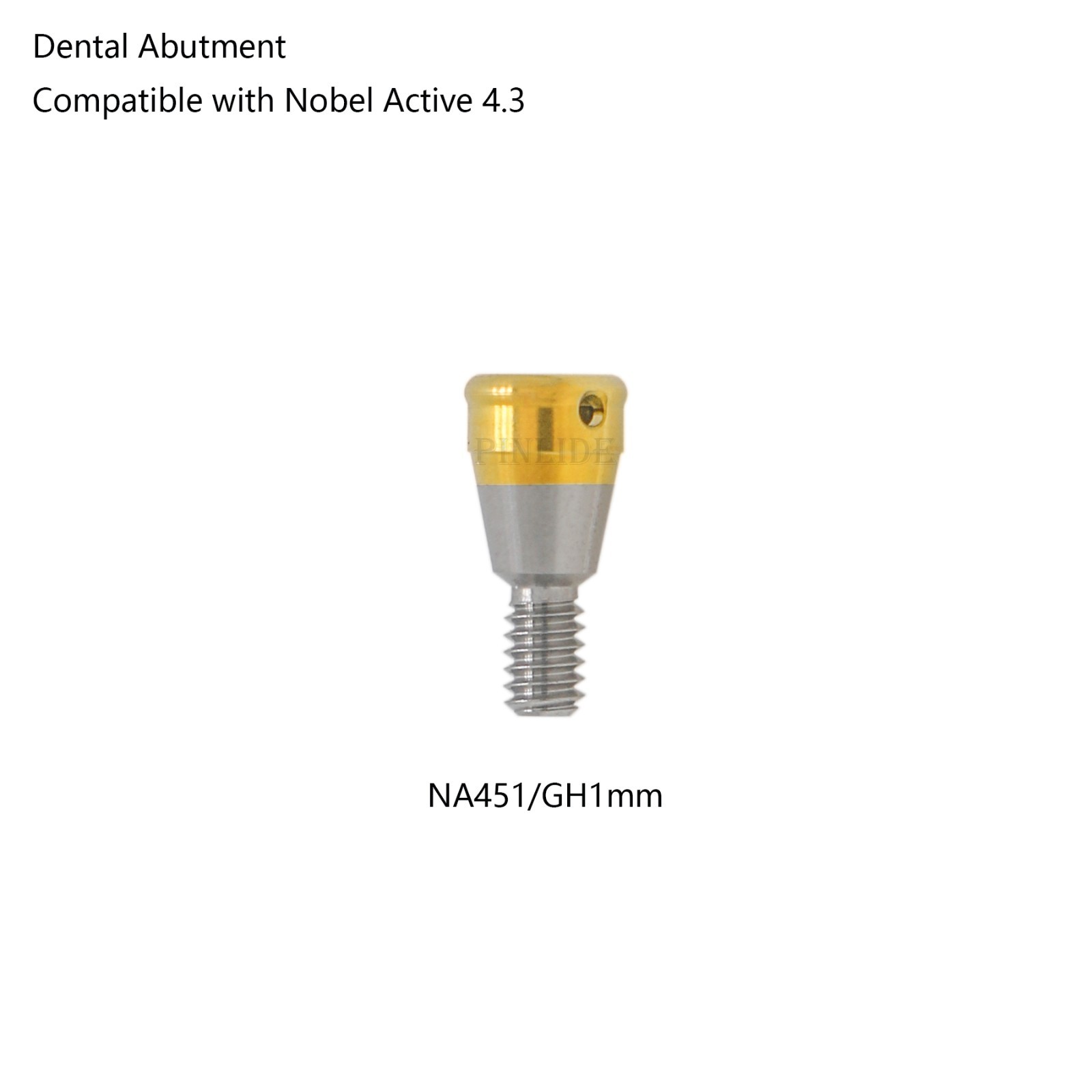 Locator Abutment Attachment Retention Cap Inserts Tool For Nobel Active RP 4.3mm