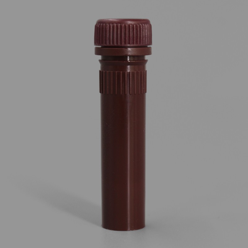 0.5ml Micro-Tubes,Amber,Free Standing Micro-Centrifuge Tubes&Screw Caps,1000/pkg