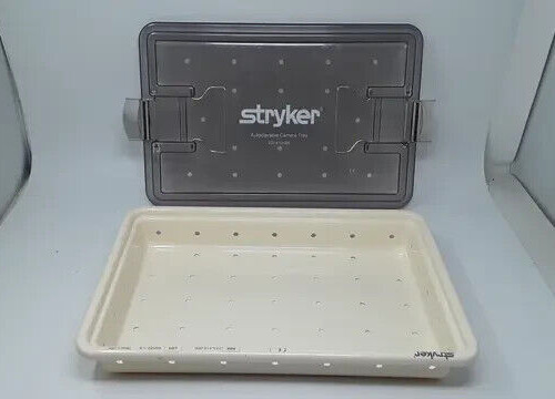 Stryker 233-410-000 Autoclavable Camera Sterilization Tray & Lid Case Container