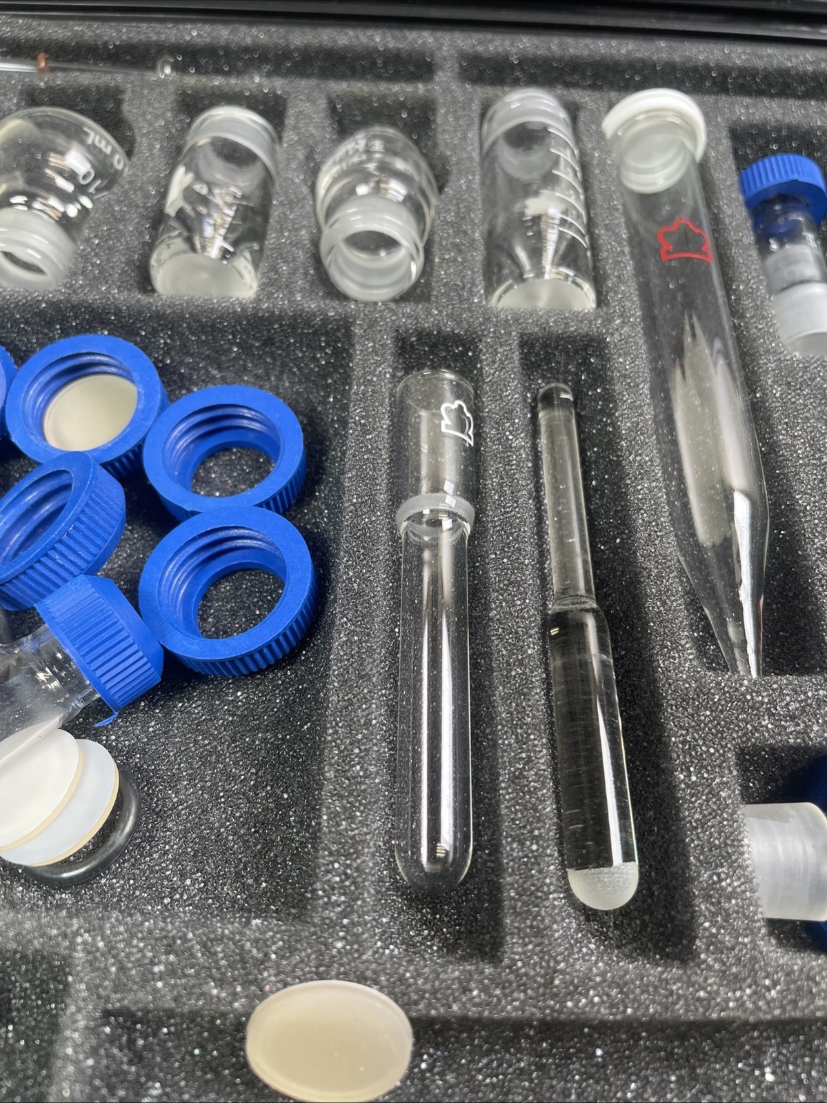 USED Kontes Microflex Williamson K-746000-0000 Chemistry Kit 17pc Glass + More 4